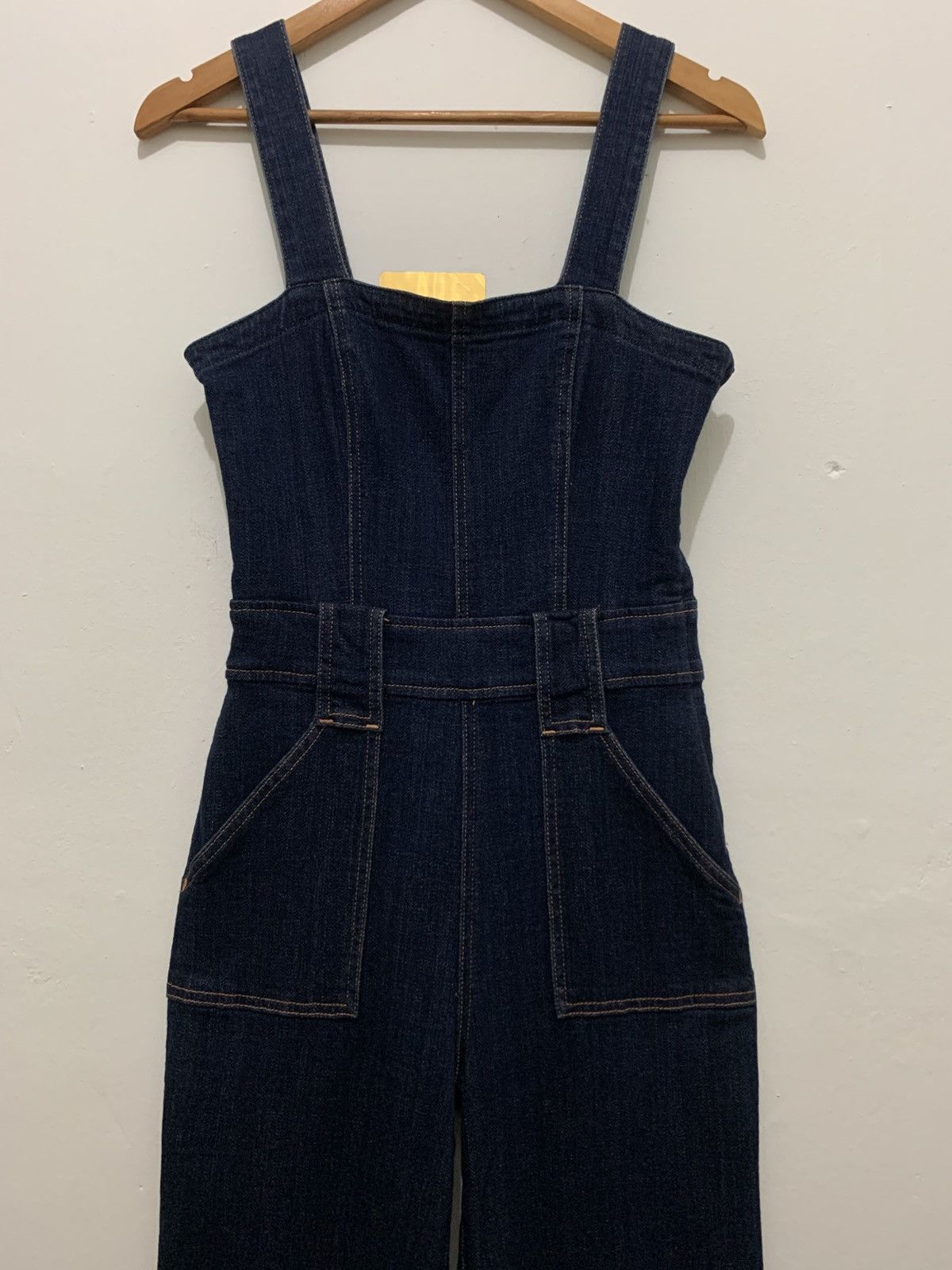 7 For All Mankind 7 FOR ALL MANKIND Denim Jumpsuit Size 26" / US 2 / IT 38 - 2 Thumbnail