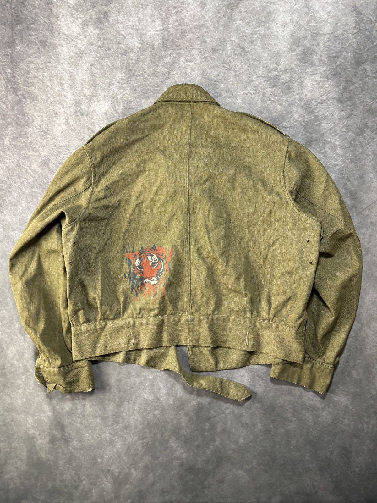 1950s British Army Battledress Jacket WW2 Vintage Short Coat