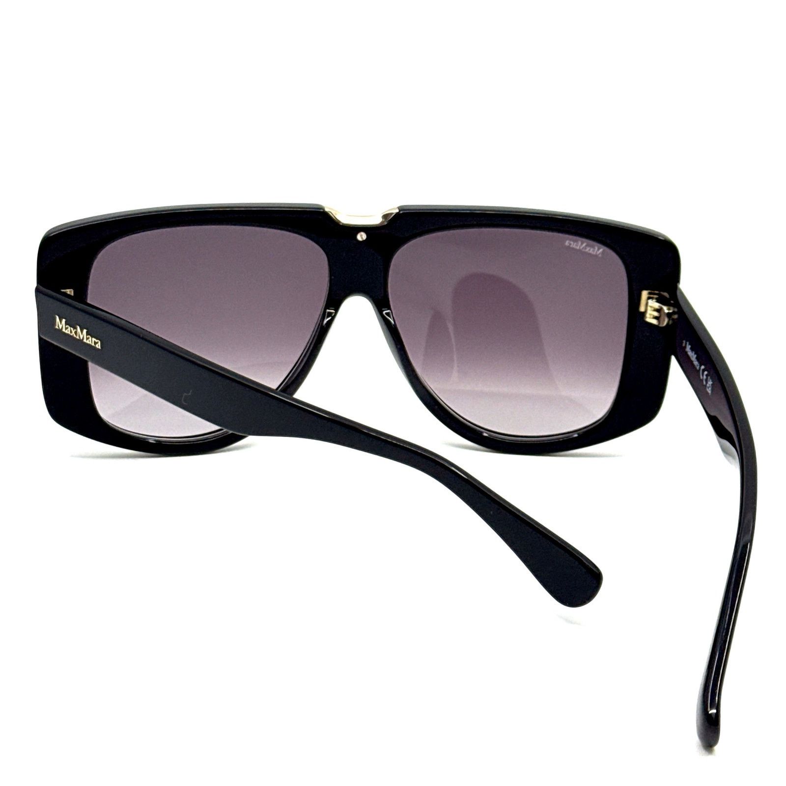 Max Mara New, MAXMARA Sunglasses Spark1 MM0075 01B Authentic Size ONE SIZE - 12 Thumbnail