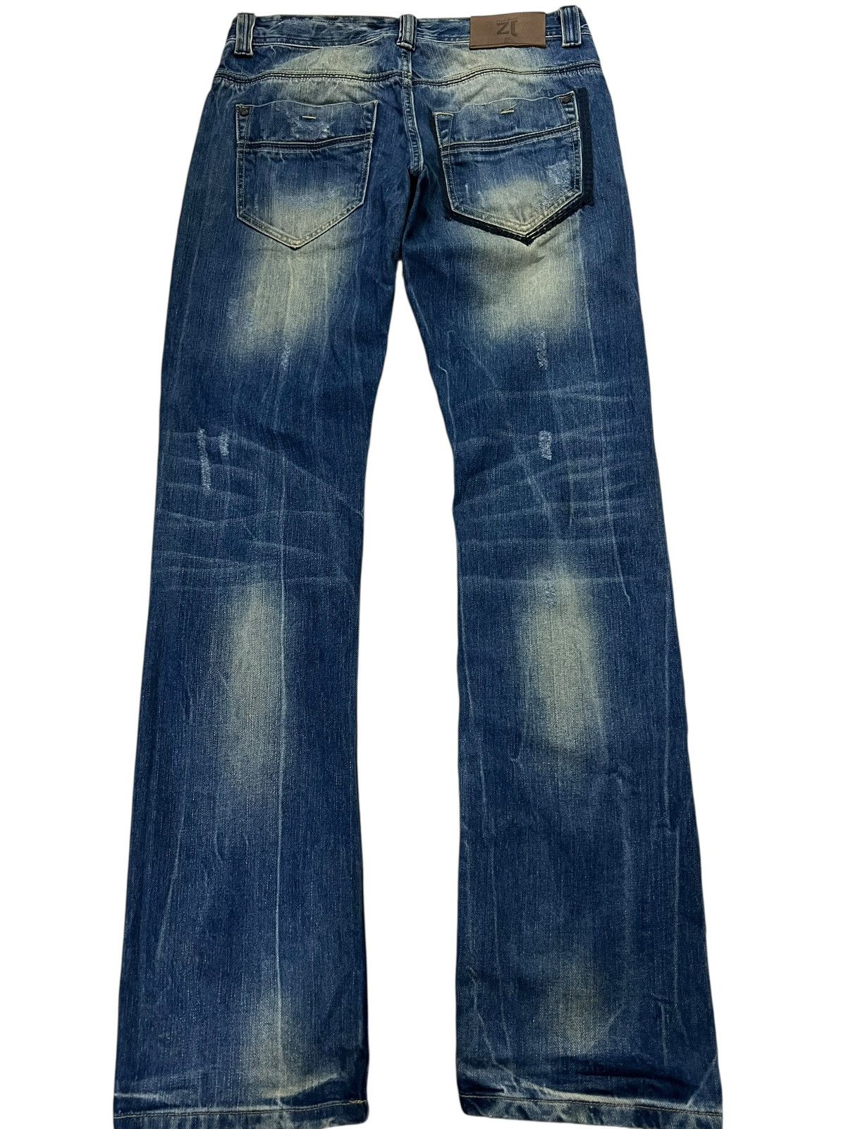 Zara 💥Very Rare💥Zara Blue Distressed Jeans Size US 32 / EU 48 - 2 Thumbnail