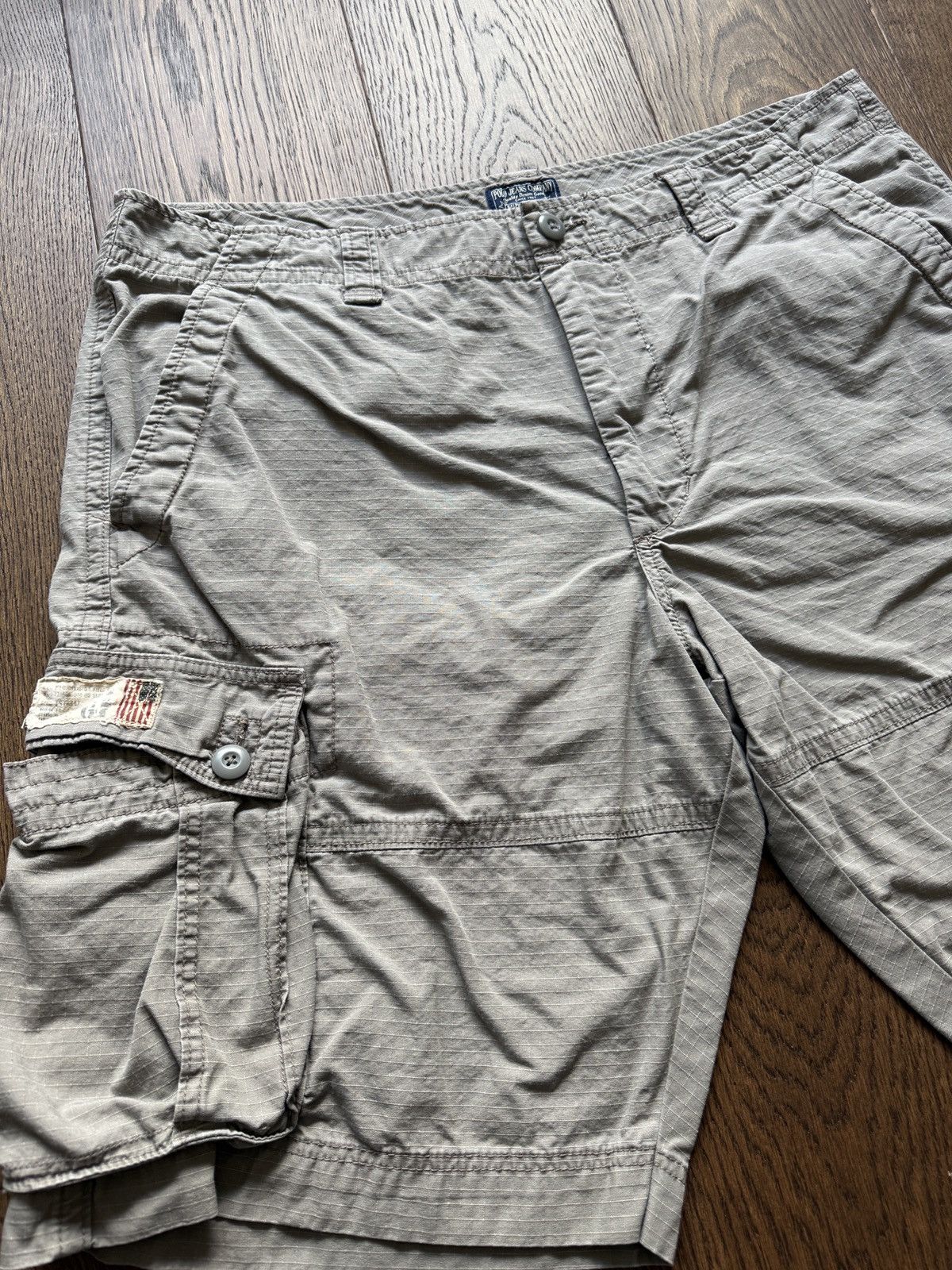 Polo Ralph Lauren Vintage Polo Jeans Company Ripstop Cargo Shorts Size US 40 / EU 56 - 2 Thumbnail