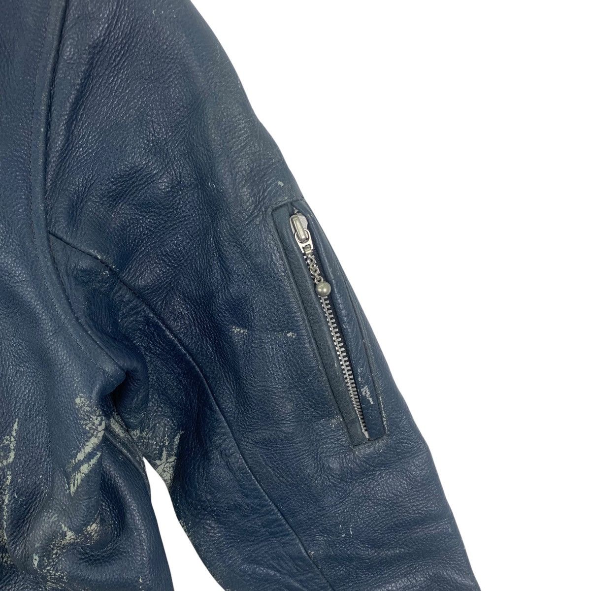 Vintage Vintage CHAOS PUNK CLOTHING Contrast Attitude Jacket Leather Size US S / EU 44-46 / 1 - 7 Thumbnail