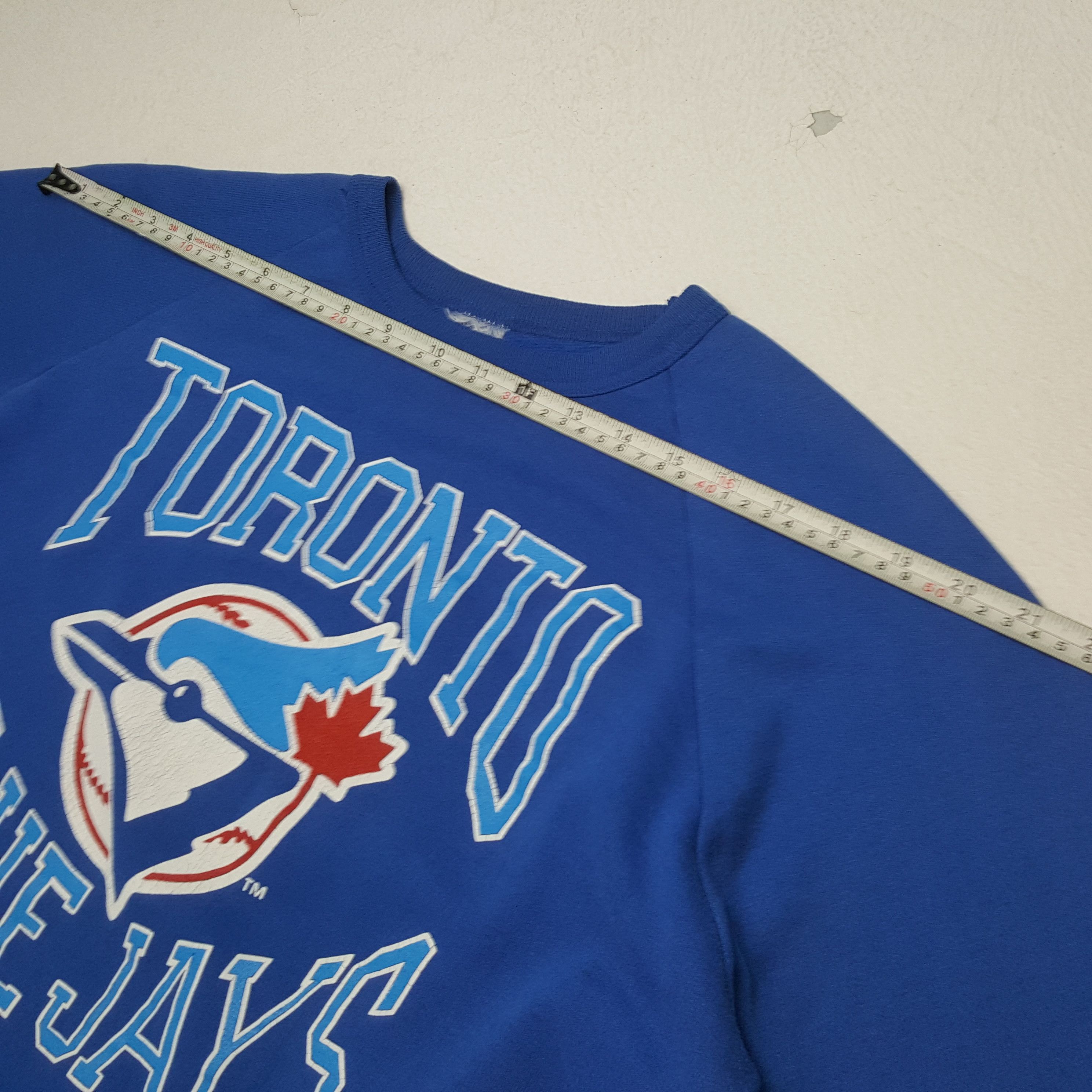 MLB × Vintage TORONTO BLUE JAYS MLB Baseball Team Vintage Sweatshirt Size US M / EU 48-50 / 2 - 4 Thumbnail