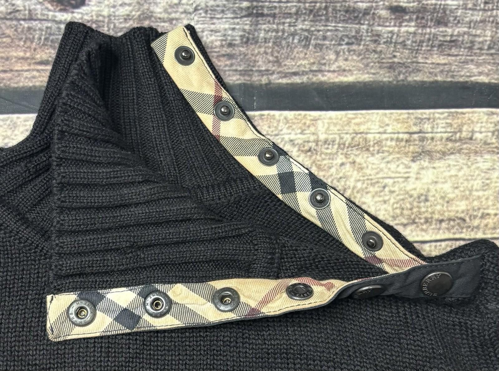 Other Burberry London Sweater Womens Small Merino Wool Nova Check Size S / US 4 / IT 40 - 6 Thumbnail