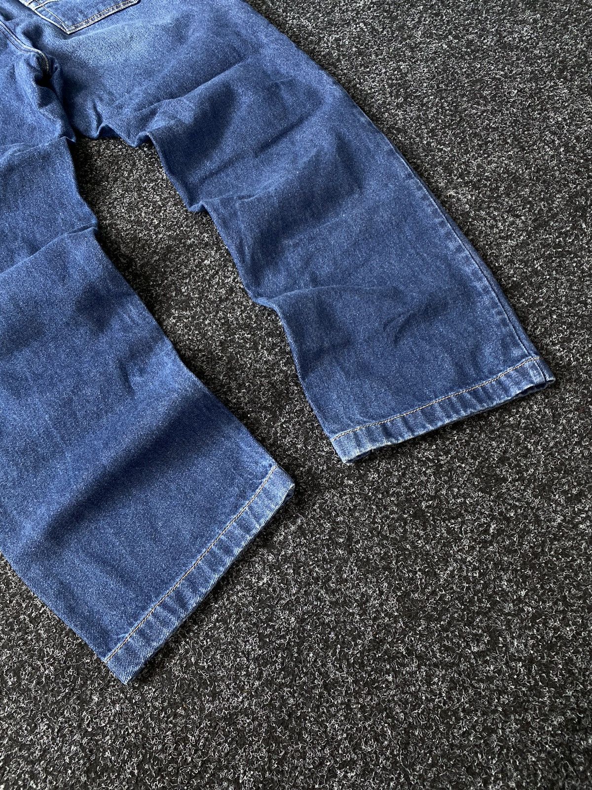 Vintage Vintage 00s Heavy denim Spirit Motors biker baggy pants Size US 36 / EU 52 - 12 Thumbnail