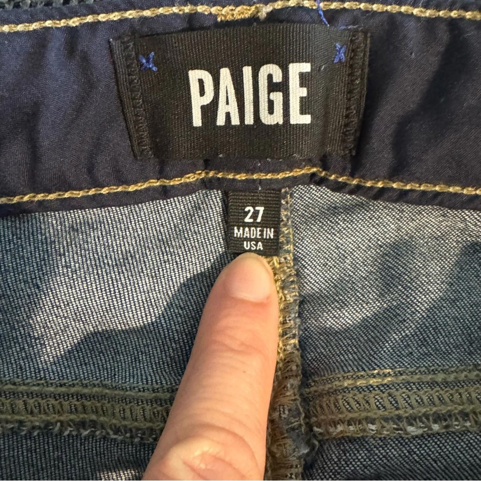 Paige PAIGE Skyline Crop - Size 27 Size 27" / US 4 / IT 40 - 4 Thumbnail
