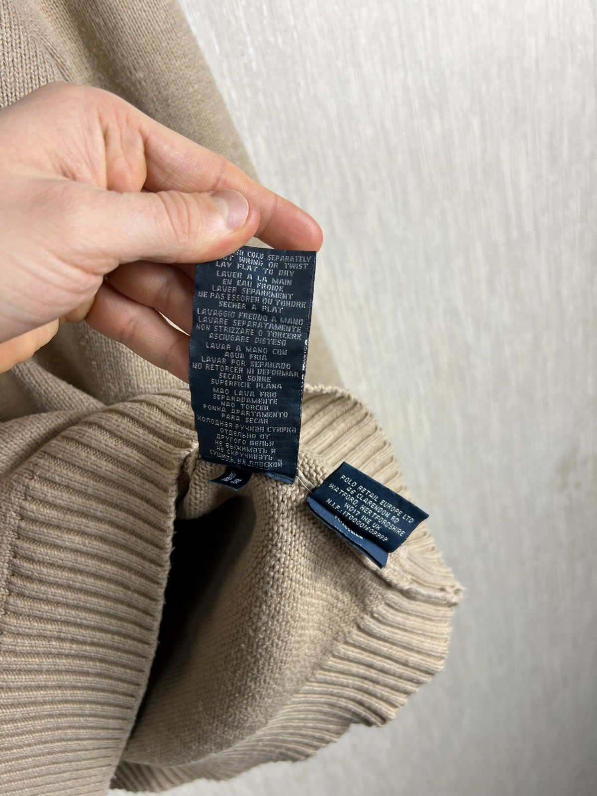 Polo Ralph Lauren Vintage 90s Polo by Ralph Lauren quarter zip knitted sweater Size US S / EU 44-46 / 1 - 17 Thumbnail