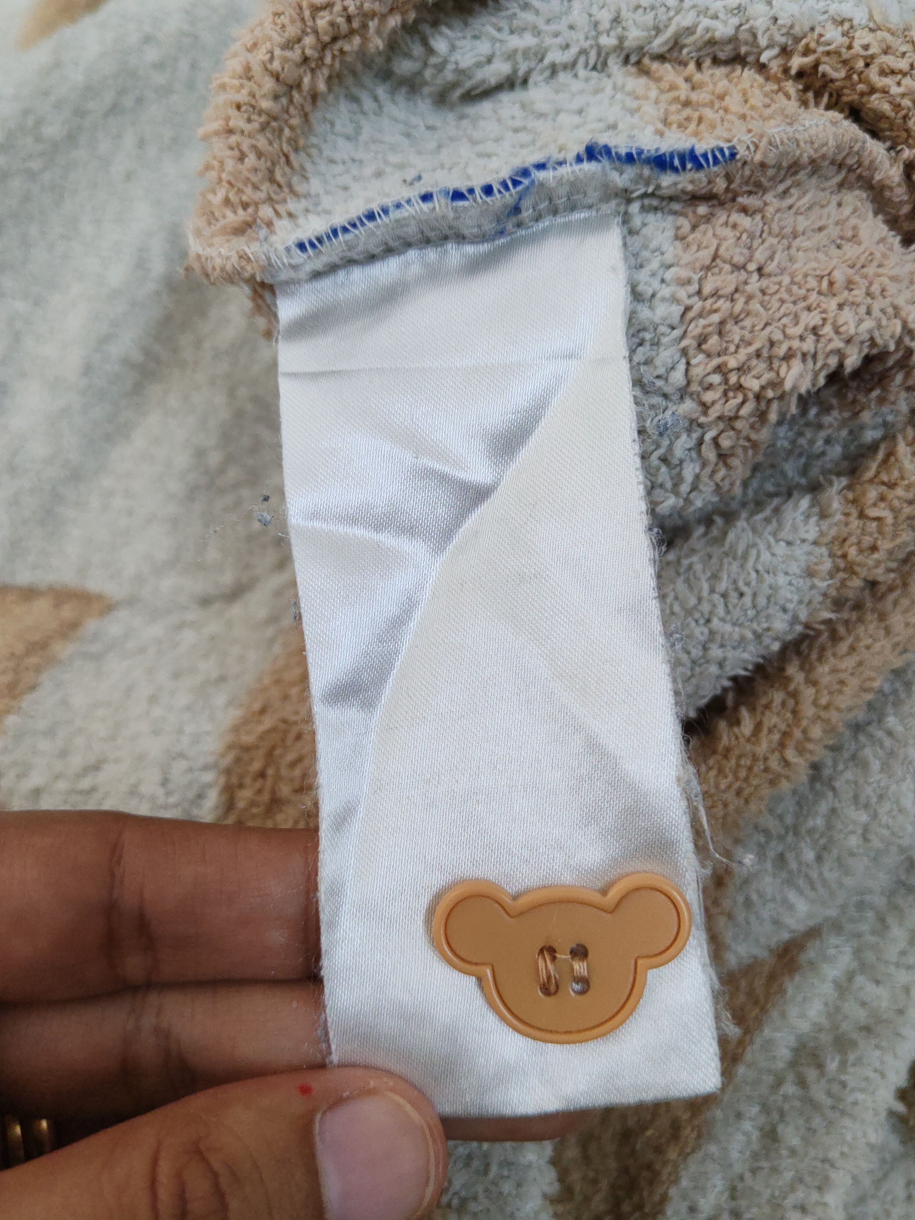 Disney × Japanese Brand × Vintage Disney Light Brown Duffy Bear Knitwear Button Ups #W1265 Size M / US 6-8 / IT 42-44 - 15 Thumbnail