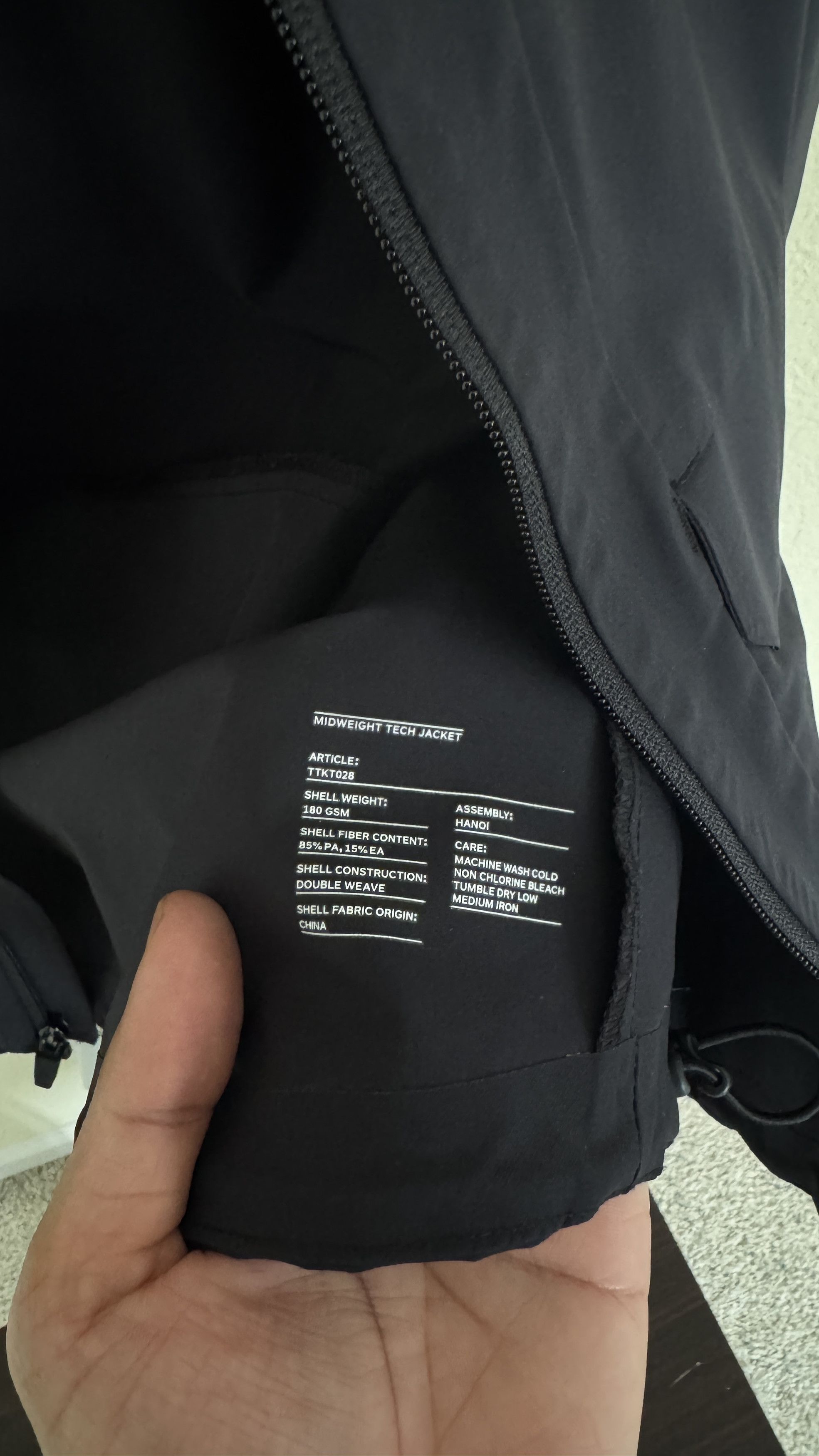 Ten Thousand Ten Thousand Midweight Tech Jacket in Black Size US S / EU 44-46 / 1 - 3 Thumbnail