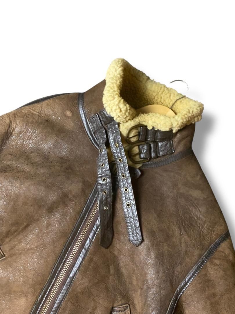 Japanese Brand Vintage B-3 Shearling Leather Jacket (146) Size US M / EU 48-50 / 2 - 4 Thumbnail