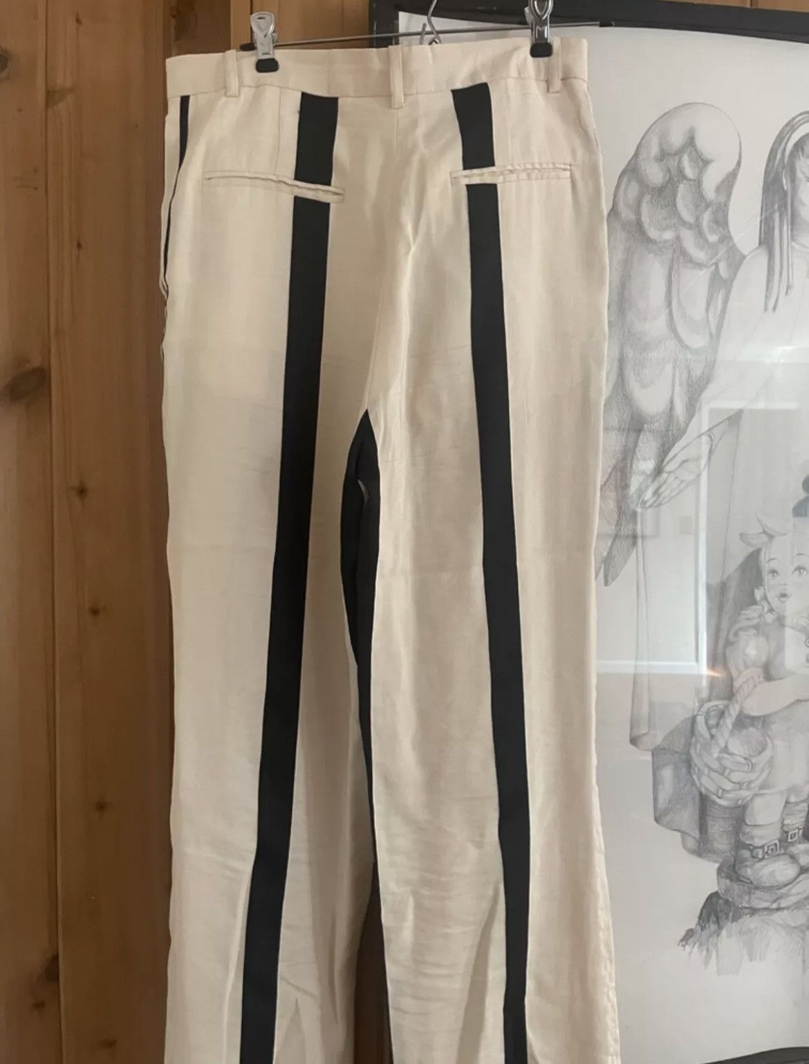 Acne Studios Acne studios dress pants striped black and white Size 38" / US 16 / IT 52 - 2 Thumbnail