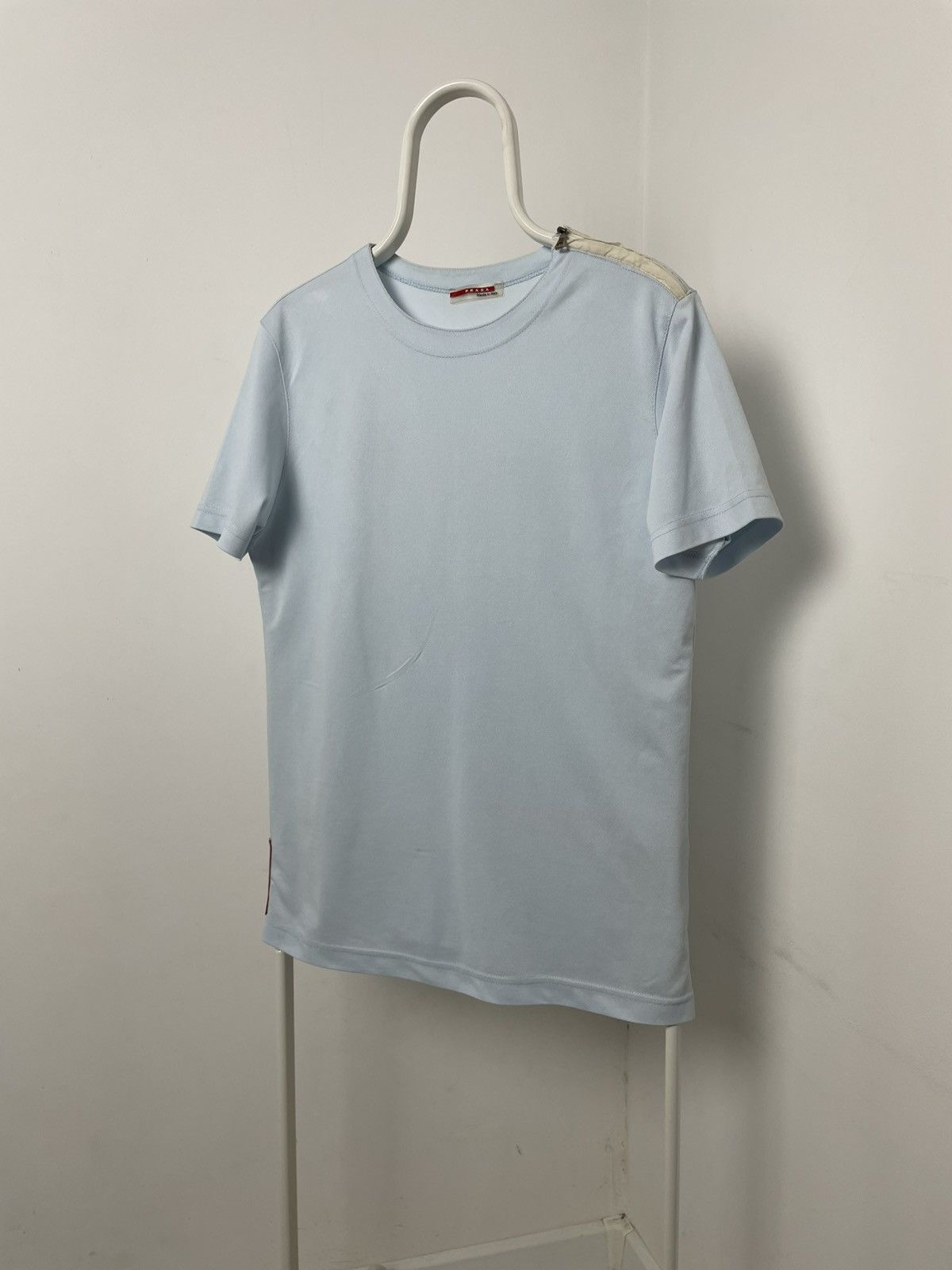 Prada Prada t-shirt zip shoulder red tab Size US M / EU 48-50 / 2 - 4 Thumbnail