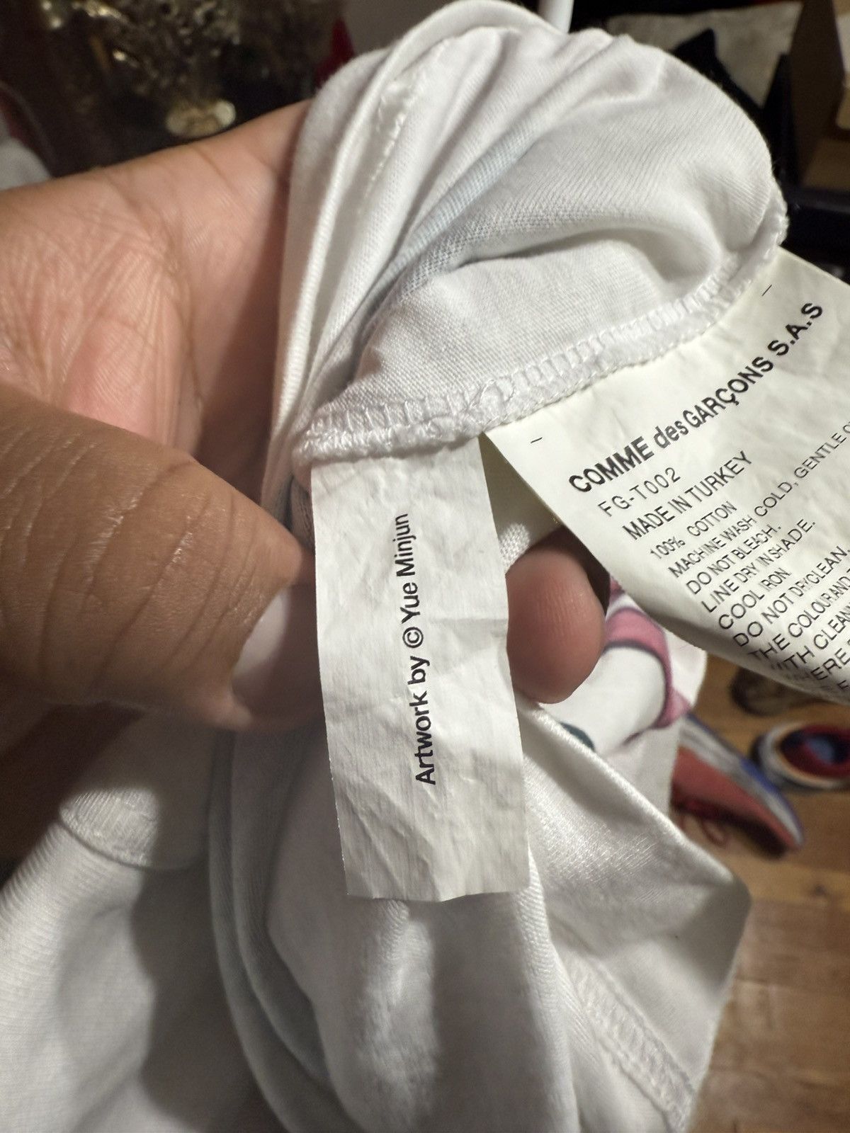 Comme des Garcons Comme Des Garcon Yue Minjun Two Men Shirt Size Medium Size US M / EU 48-50 / 2 - 7 Thumbnail