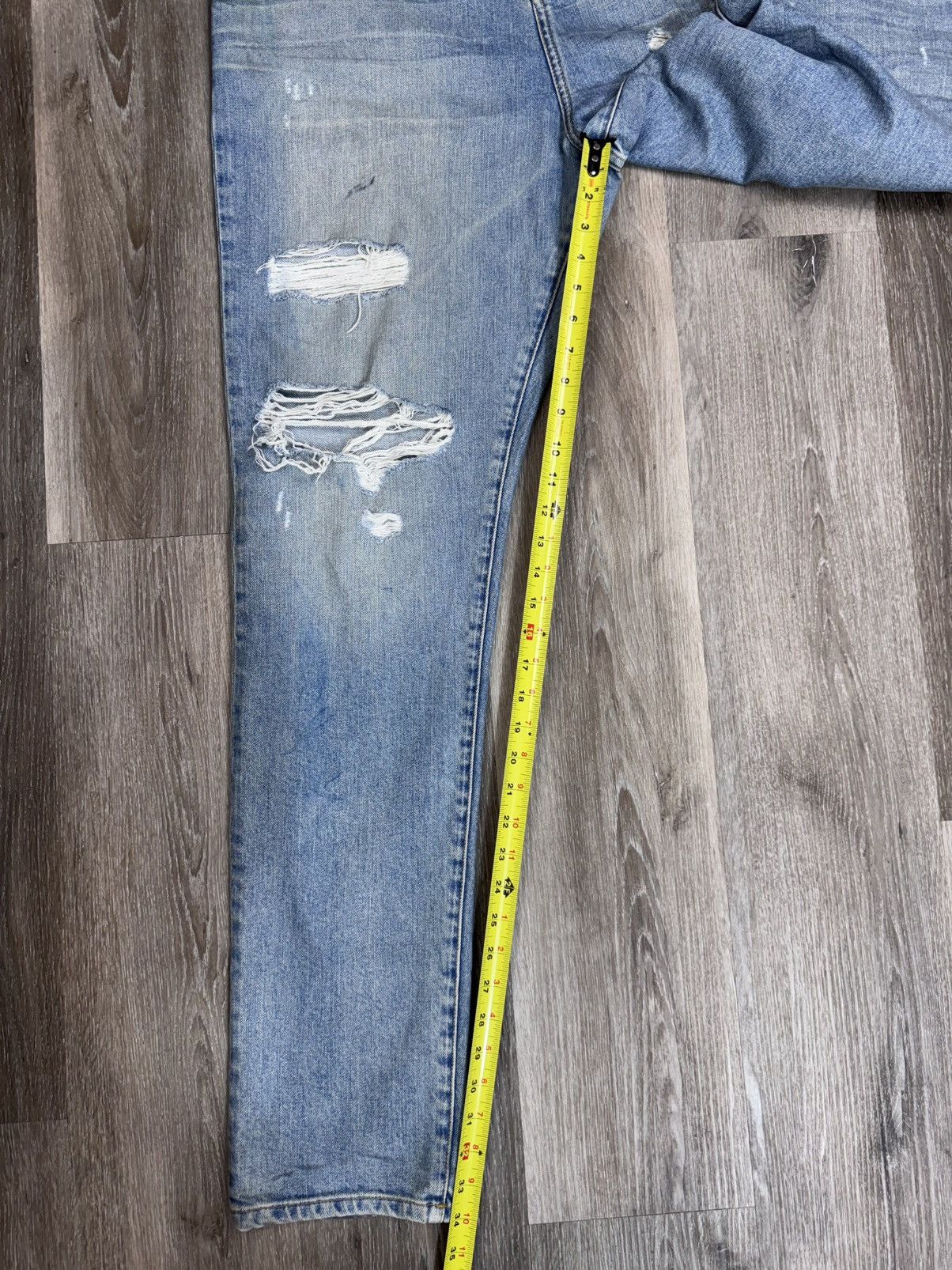 En Noir Rare early En Noir (EN NOIR) distressed 38x34 2014—peak LA Size US 38 / EU 54 - 15 Thumbnail