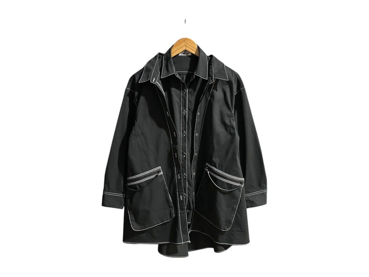 Japanese Brand 🔥Japanese Designer Kyoko Higa Double Layer Over Shirt Jacket Size US L / EU 52-54 / 3 - 1 Thumbnail