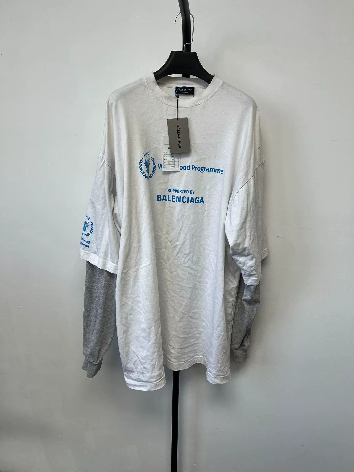 Balenciaga balenciaga two-tone long sleeve shirt Size US M / EU 48-50 / 2 - 1 Thumbnail