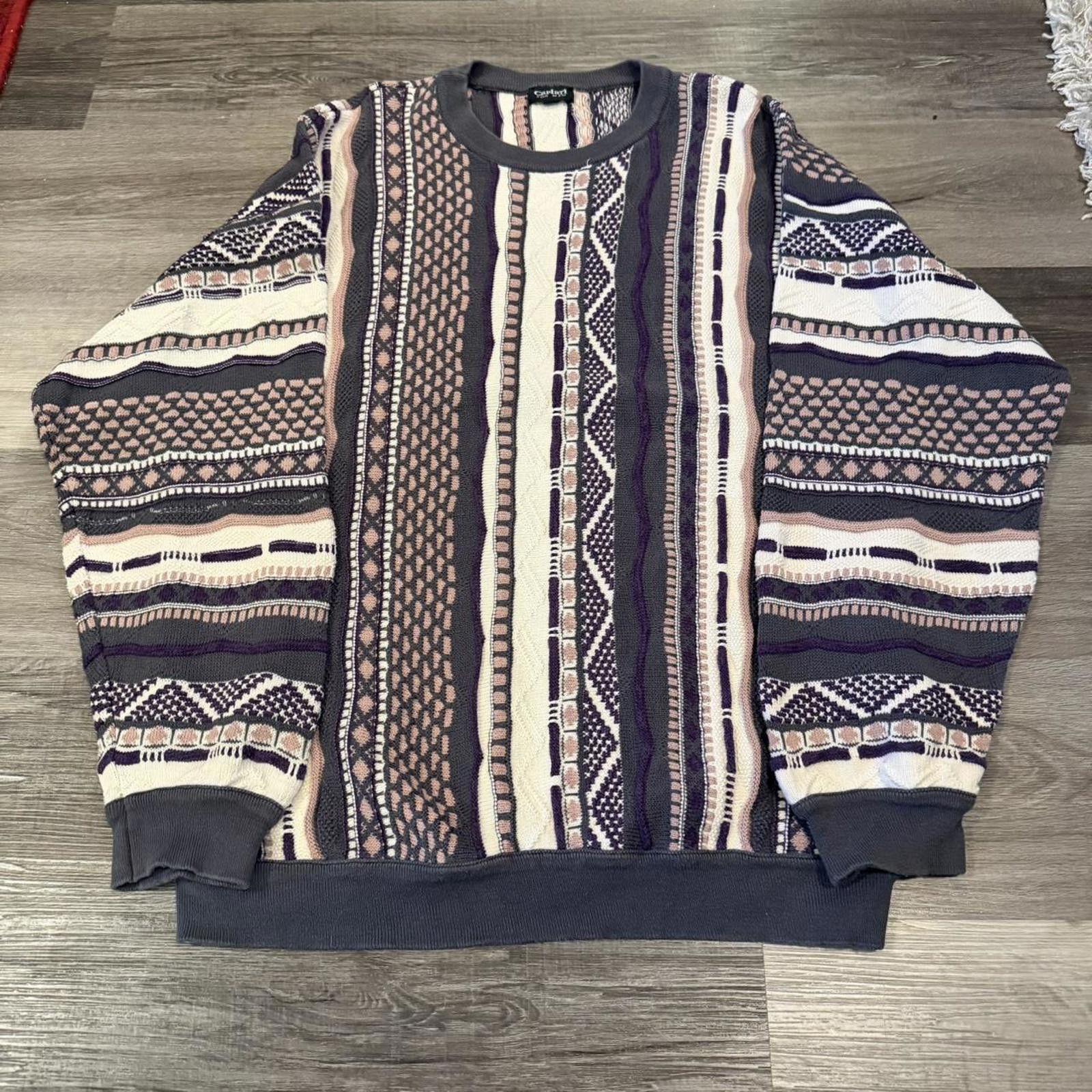 Other vintage capiati for men coogi style 3D knit sweater 90s XL Size US XL / EU 56 / 4 - 2 Thumbnail