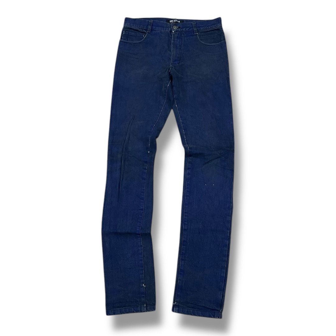Designer × Japanese Brand × Raf Simons VINTAGE RAF SIMONS AUTUMN WINTER 2005-2006 DESIGNER DENIM Size US 30 / EU 46 - 2 Thumbnail