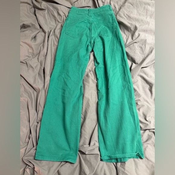 Divided Divided Green Wide Leg Pants Size 28" / US 6 / IT 42 - 2 Thumbnail