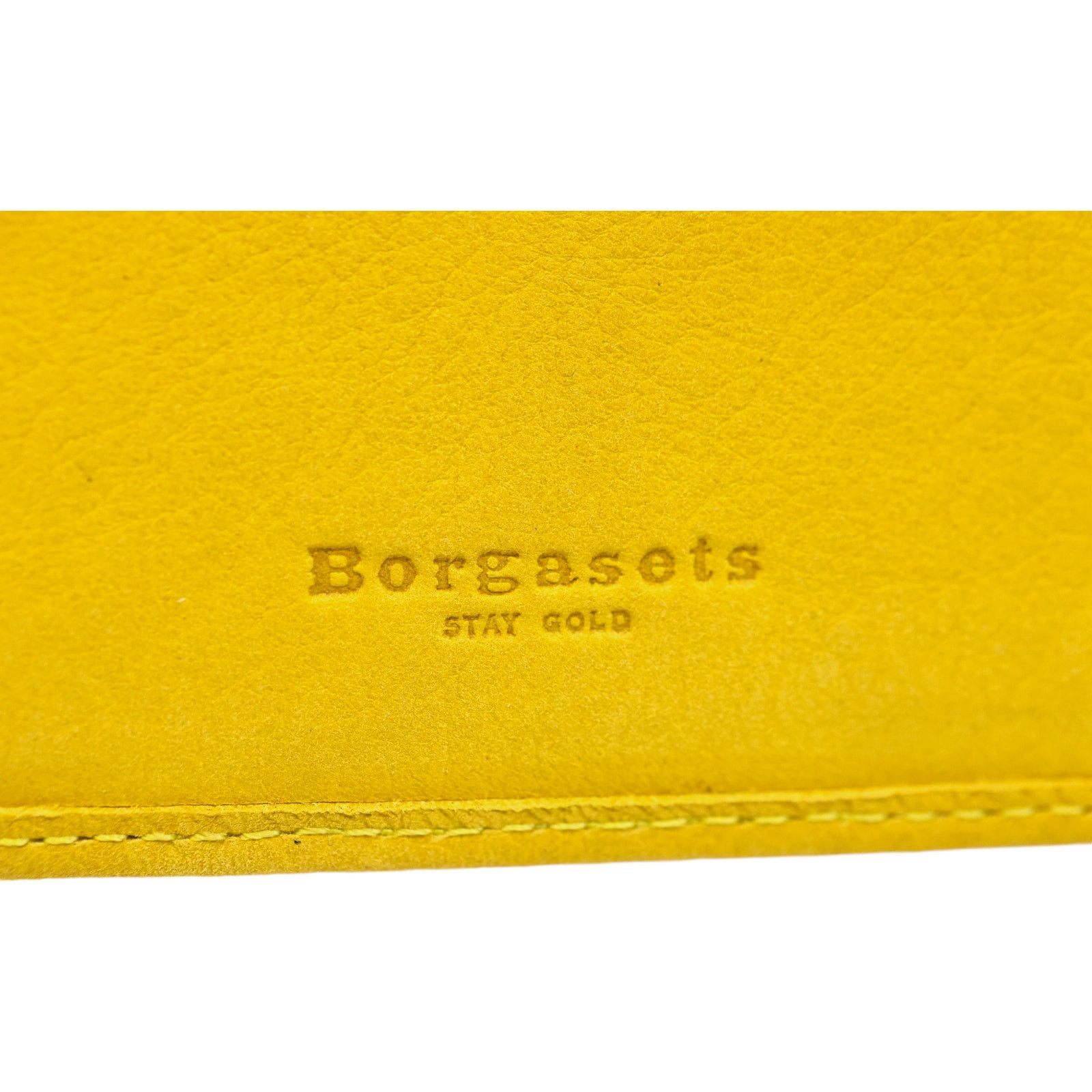 Other Borgasets Stay Gold Leather Passport Wallet Size ONE SIZE - 9 Thumbnail