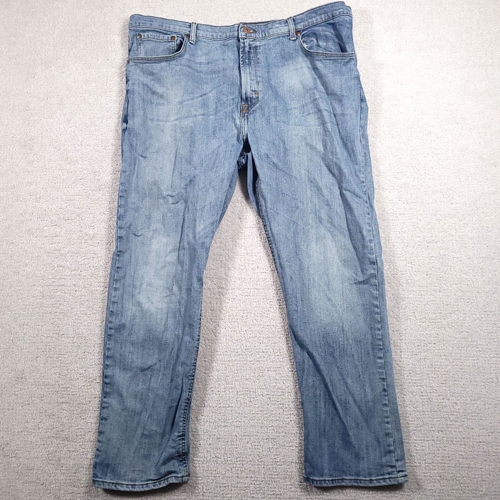 Wrangler Wrangler 5 Star Jeans Mens 42x30 Medium Wash Denim 5 Pocket Classic Straight Size US 42 / EU 58 - 2 Thumbnail