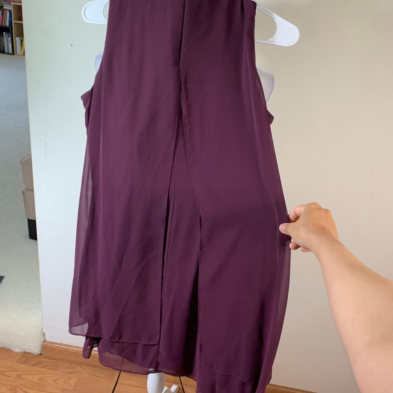 Other SLNY Purple Sleeveless Dress size 6P Size M / US 6-8 / IT 42-44 - 5 Thumbnail