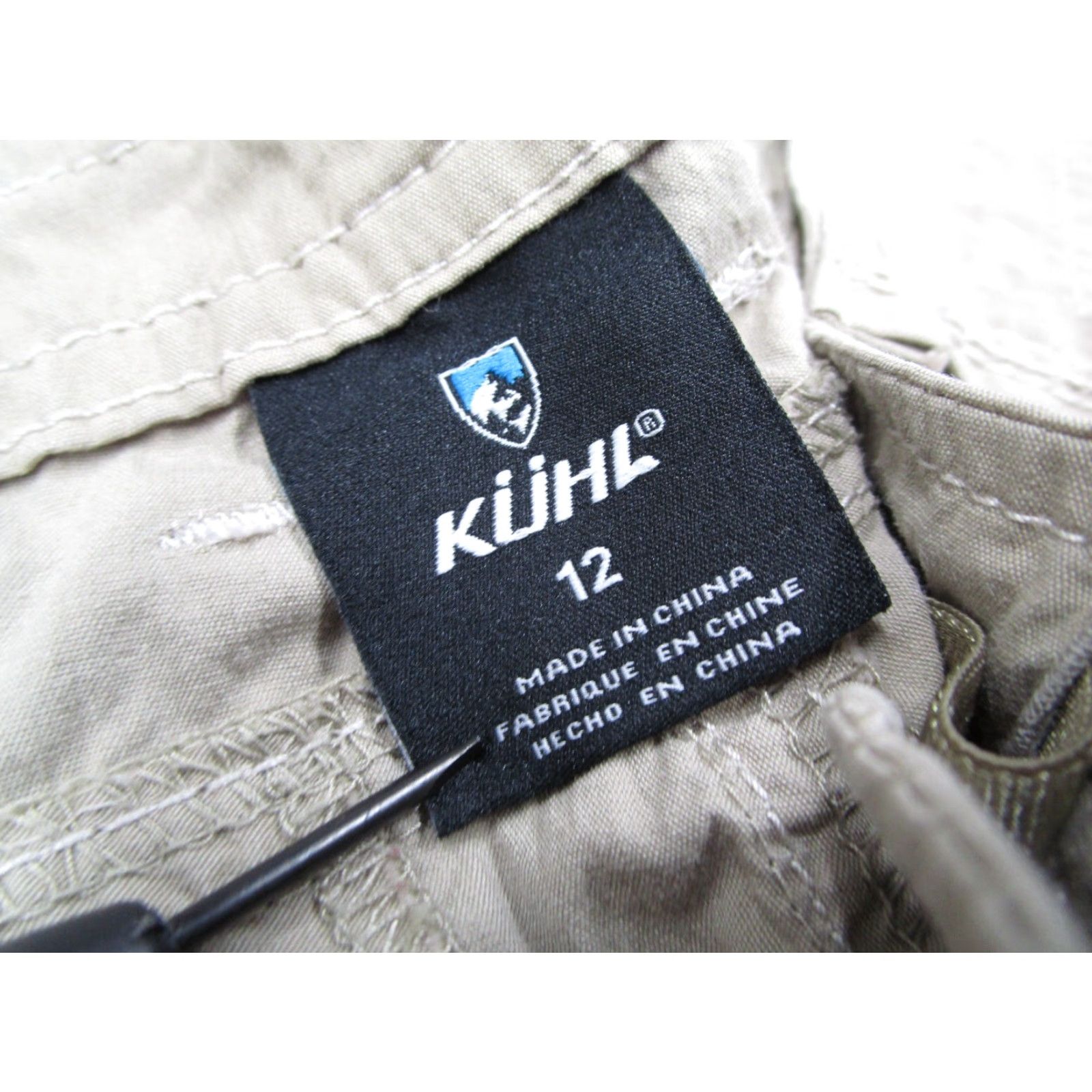 Vintage Kuhl Shorts Women 12 Beige KONTRA 6" Casual Workwear Camp Hike Khaki Travel Women Size 34" / US 12 / IT 48 - 2 Thumbnail