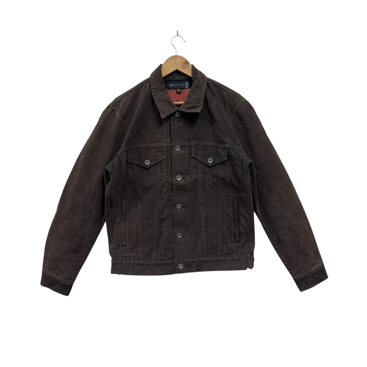 Freewheelers HYOD Product Japan Trucker Leather Jacket Rider Size US L / EU 52-54 / 3 - 1 Thumbnail