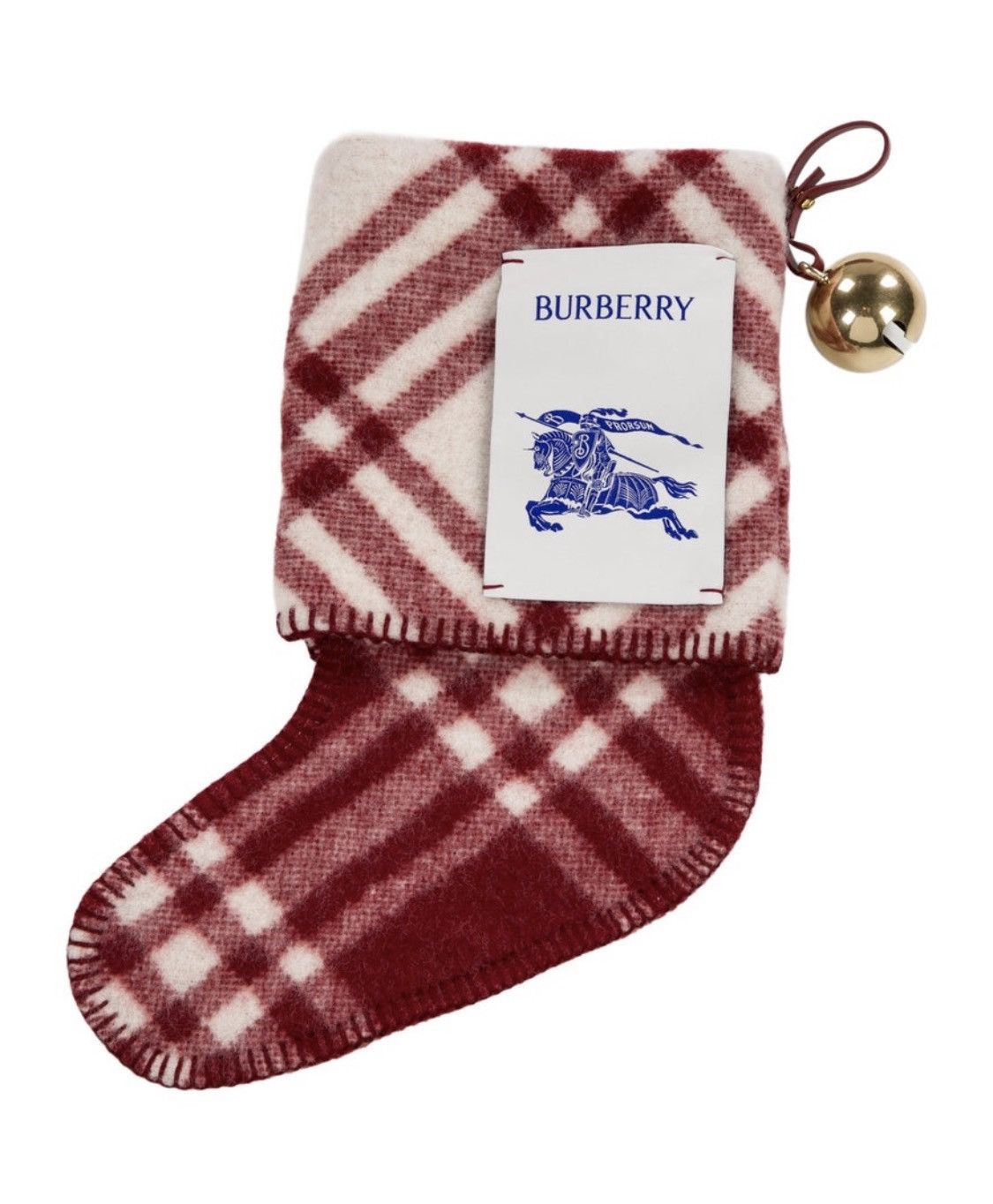 Burberry Burberry Wool Check Stocking Size ONE SIZE - 1 Thumbnail