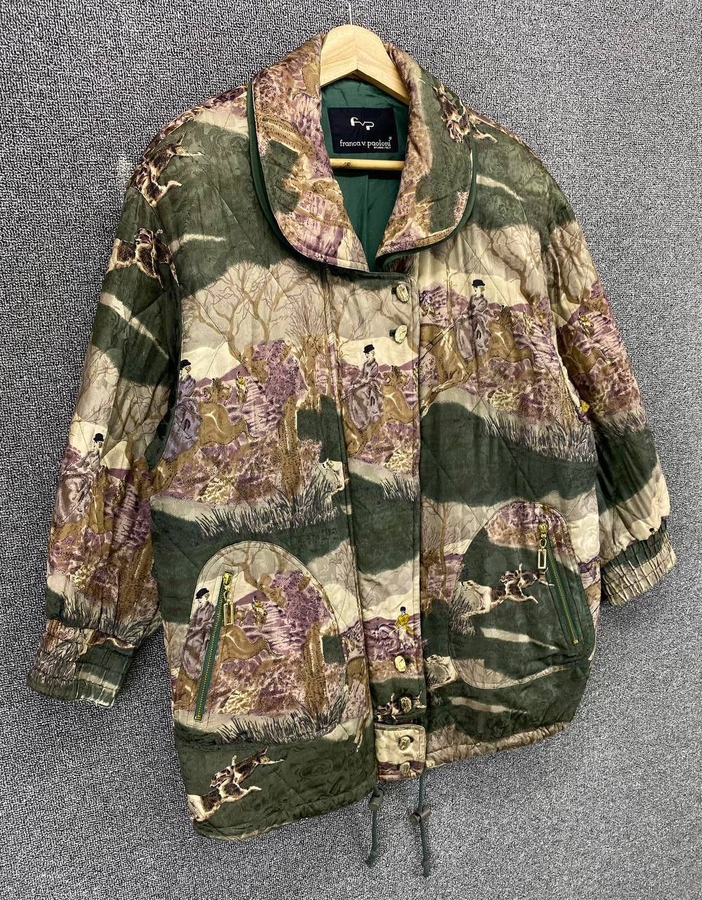 Paoloni Vintage Franca V Paoloni Rare Art Design Jacket Size M / US 6-8 / IT 42-44 - 2 Thumbnail