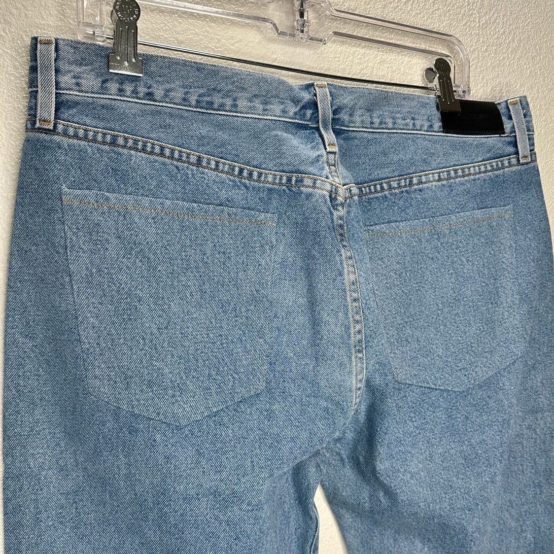 GOLDSIGN Goldsign Med Lt Wash Straight Leg Button Fly Denim Jeans 31 Size 31" - 10 Thumbnail