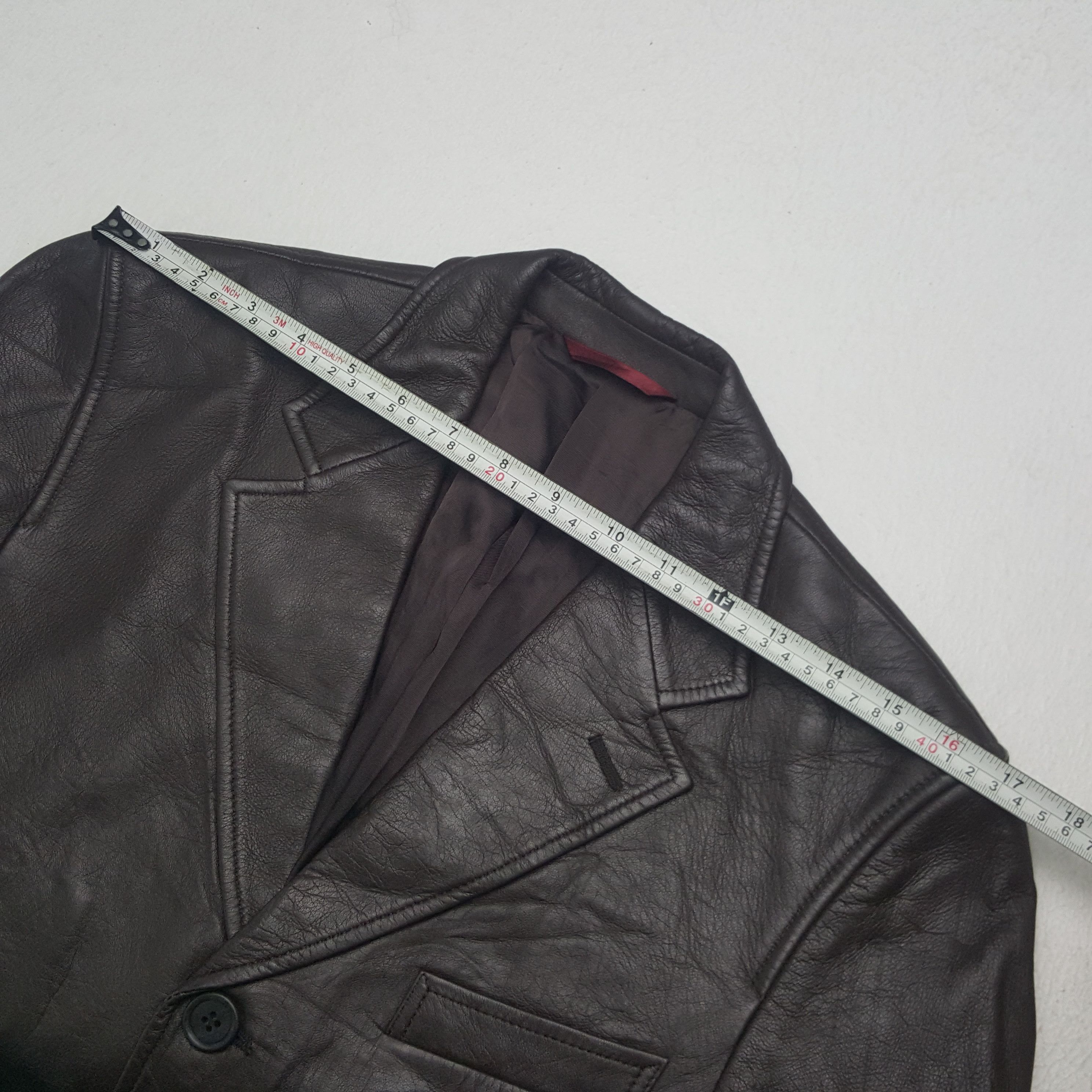 Paul Smith × Vintage Vintage Paul Smith Luxury Brand Leather Jacket Size US S / EU 44-46 / 1 - 5 Thumbnail