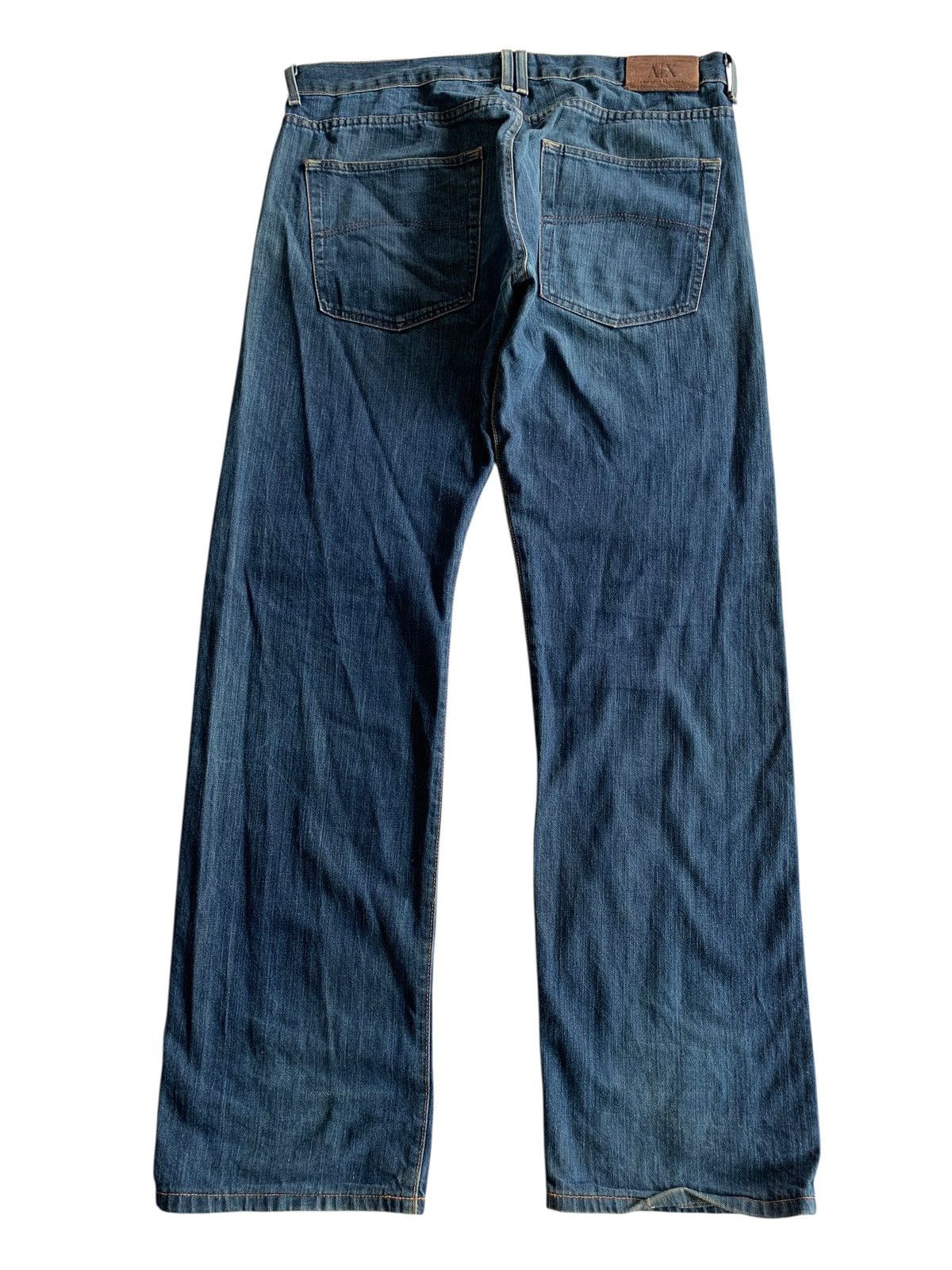 Armani Exchange VINTAGE AX ARMANI EXCHANGE SELVEDGE USA FADED DENIM Size US 37 - 4 Thumbnail