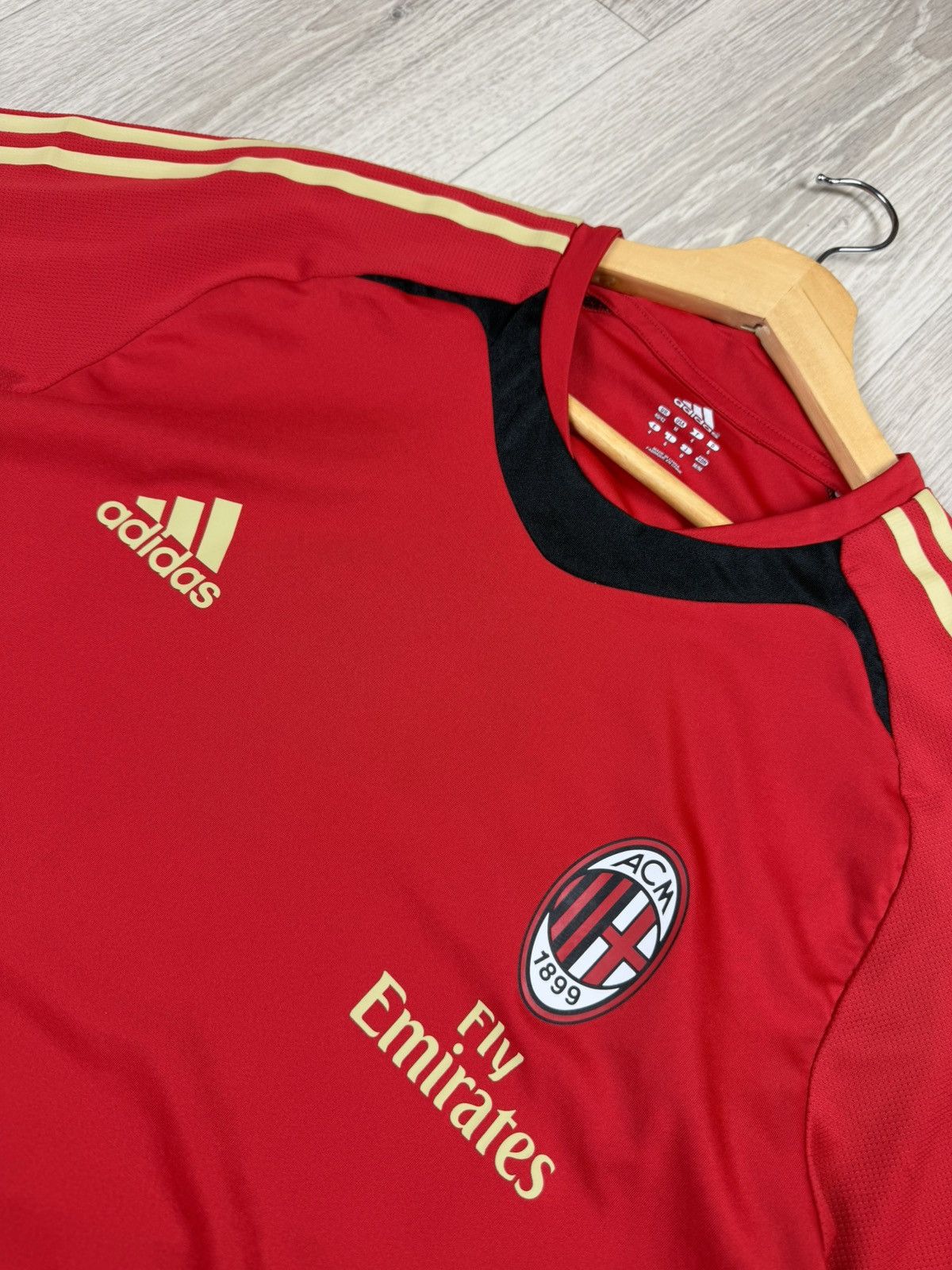 Adidas AC Milan 2010-11 Football Training Top Jersey Adidas Size US M / EU 48-50 / 2 - 6 Thumbnail