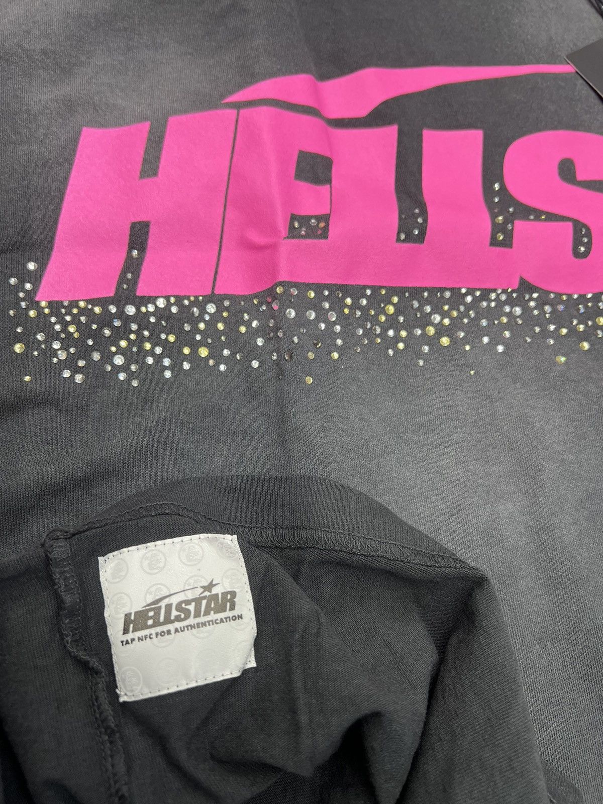 HELLSTAR Hellstar Rhinestone Classic T-Shirt Size US XXL / EU 58 / 5 - 4 Thumbnail