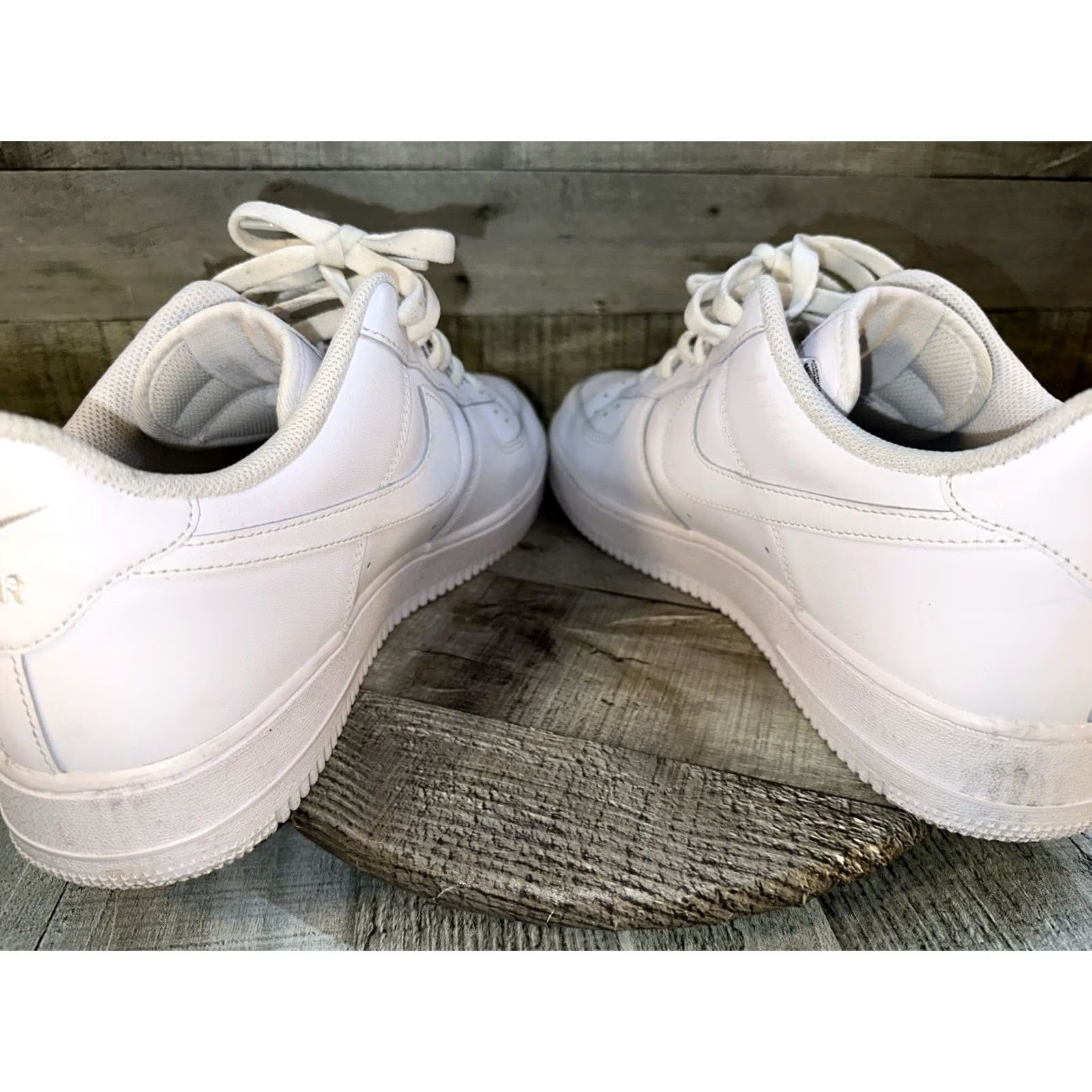 Nike Nike Air Force 1 Low '07 White Men's Size 12 Sneaker Leather Shoes Size US 12 / EU 45 - 7 Thumbnail