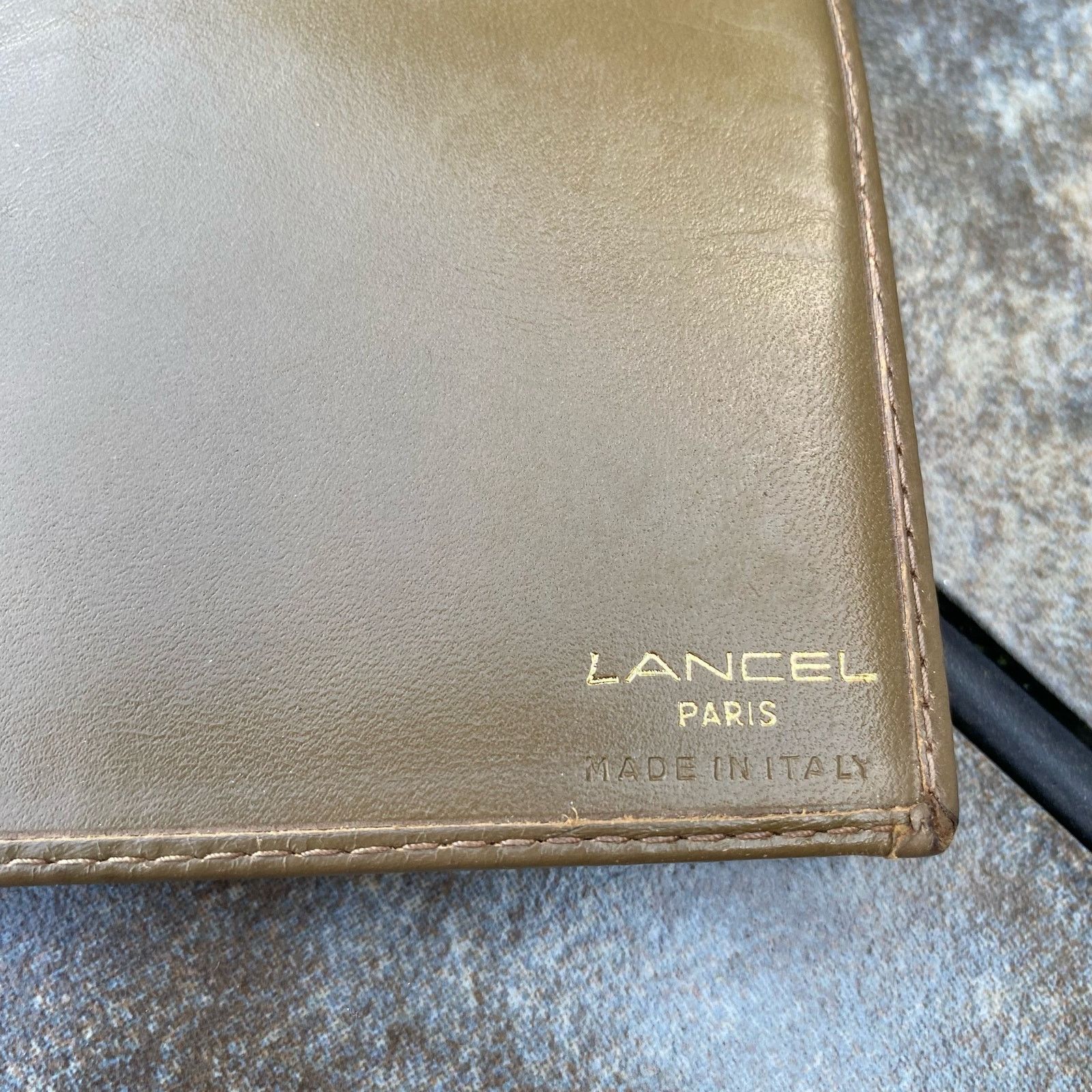 Lancel Lancel Vintage Tan Leather Wallet & Key Holder Set Size ONE SIZE - 5 Thumbnail
