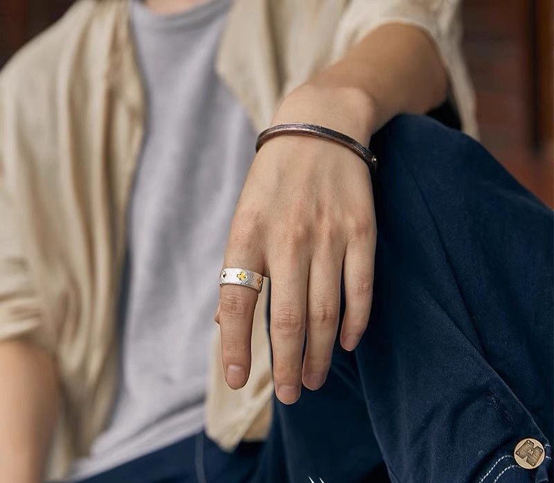 Jewelry Men's Vintage Open Cross Ring Size ONE SIZE - 2 Thumbnail