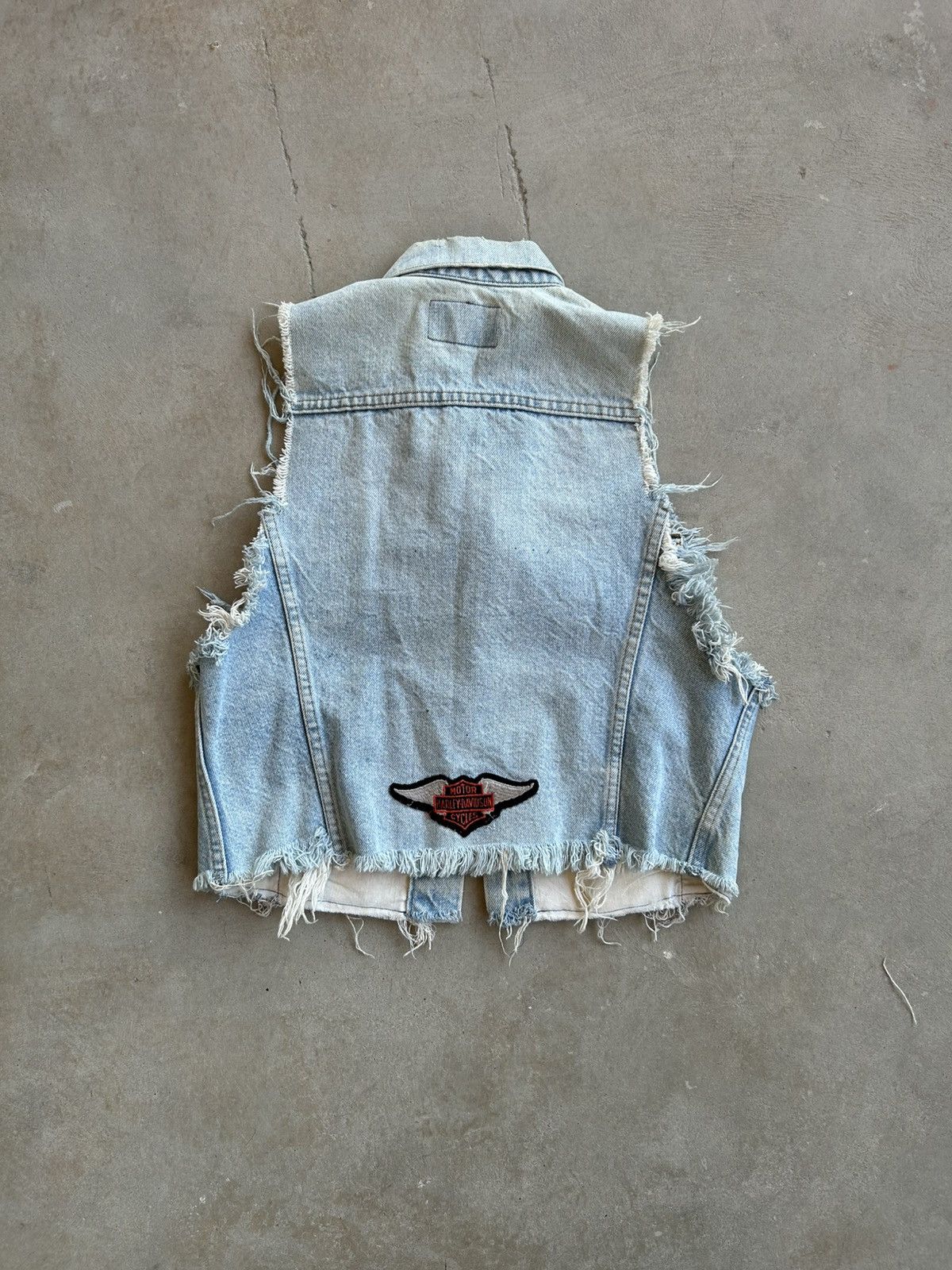 Levi's × Vintage Vintage Levis Sawed Distressed Vest Size S / US 4 / IT 40 - 2 Thumbnail