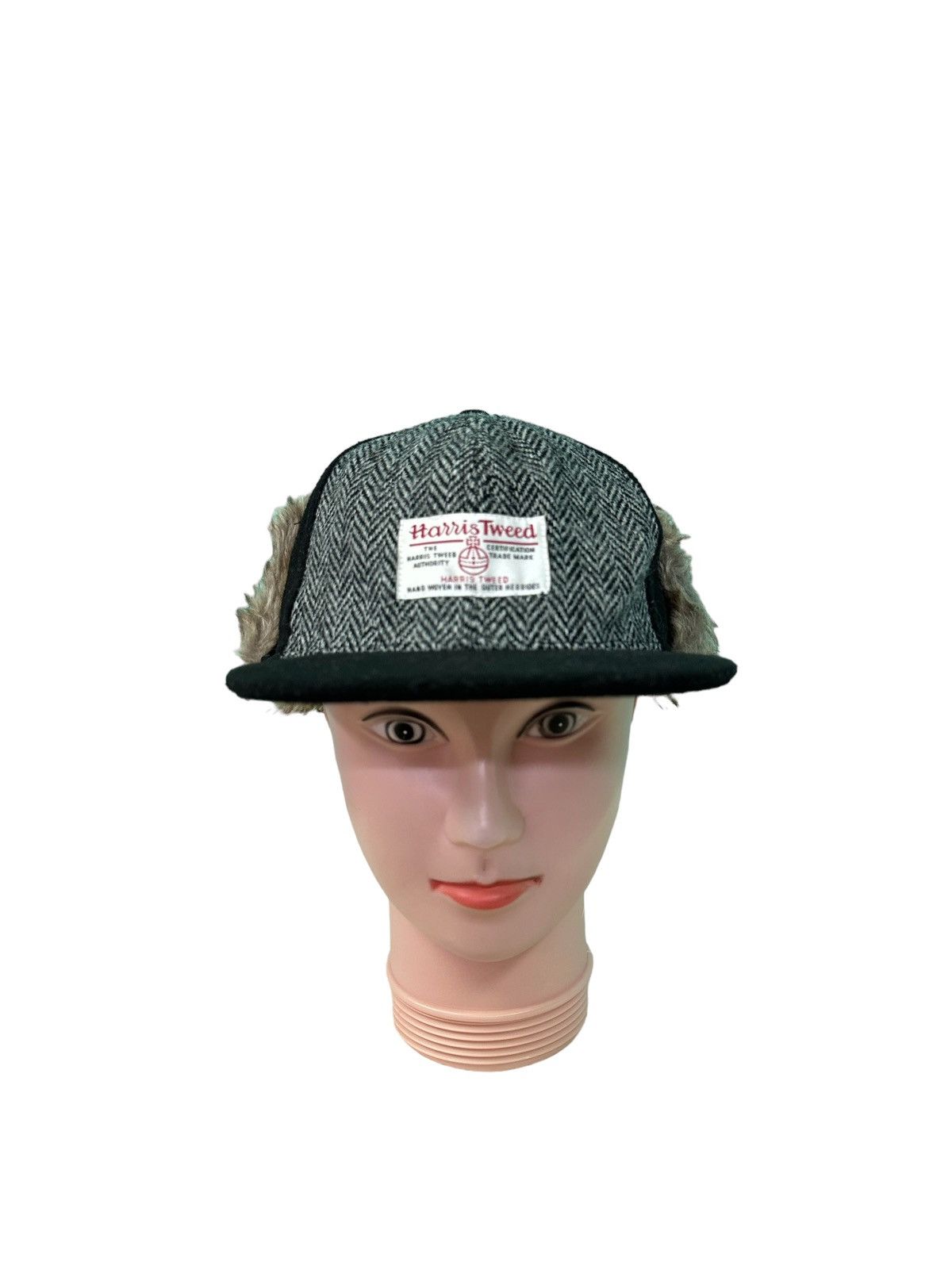 Harris Tweed HARRIS TWEED WOOL FUR HAT Size ONE SIZE - 3 Thumbnail