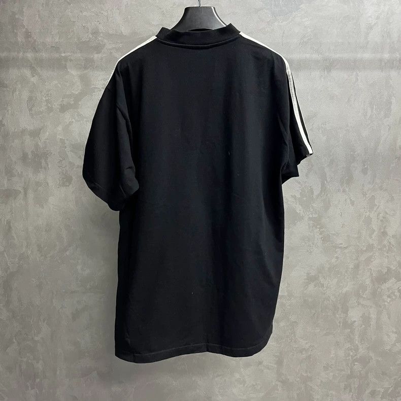 Balenciaga Balenciaga Black and white logo printed striped Jersey loo Size US S / EU 44-46 / 1 - 5 Thumbnail