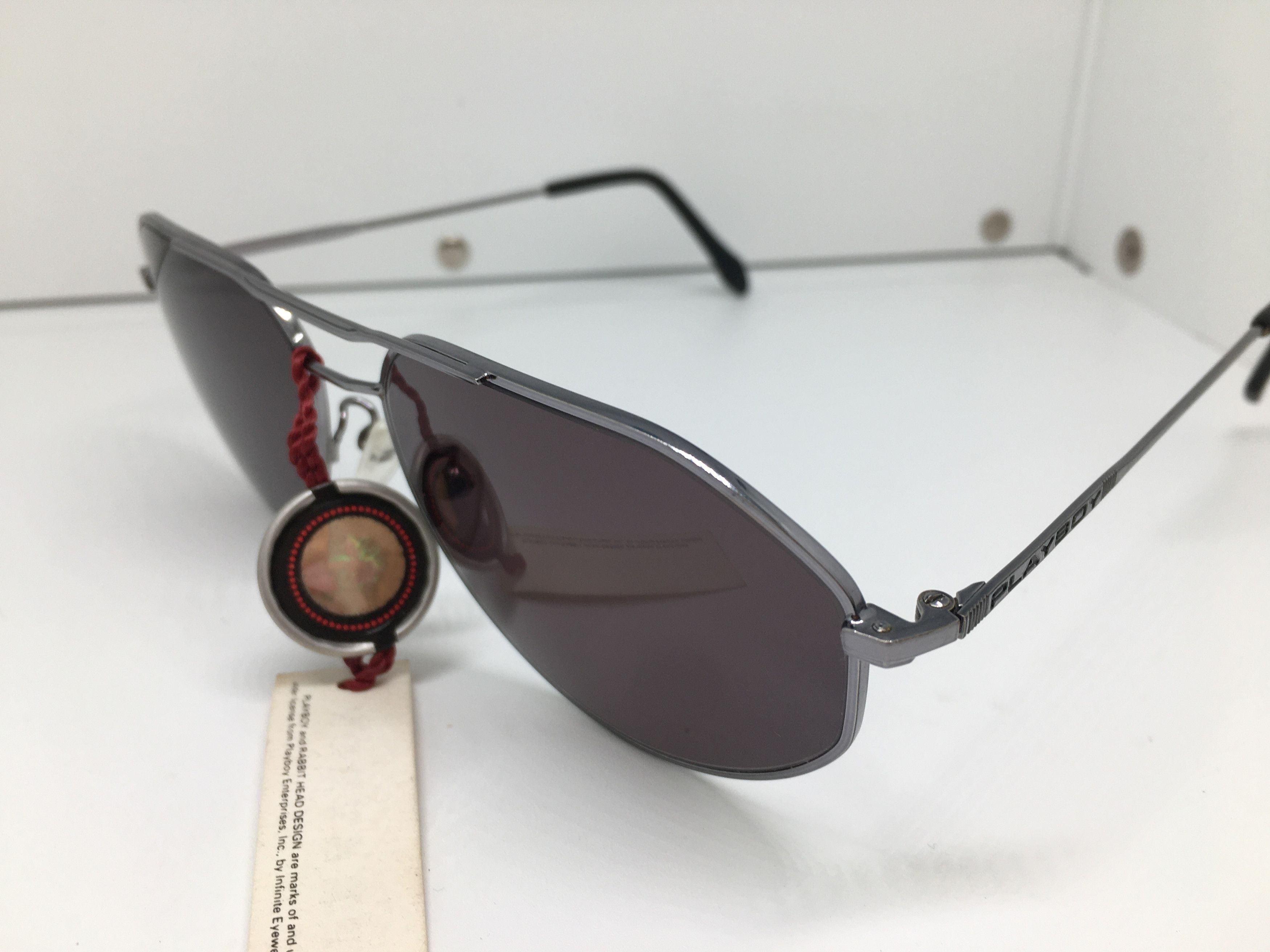 Playboy Vintage Playboy USA Jackson PB050 Aviator Sunglasses Frame Size ONE SIZE - 3 Thumbnail