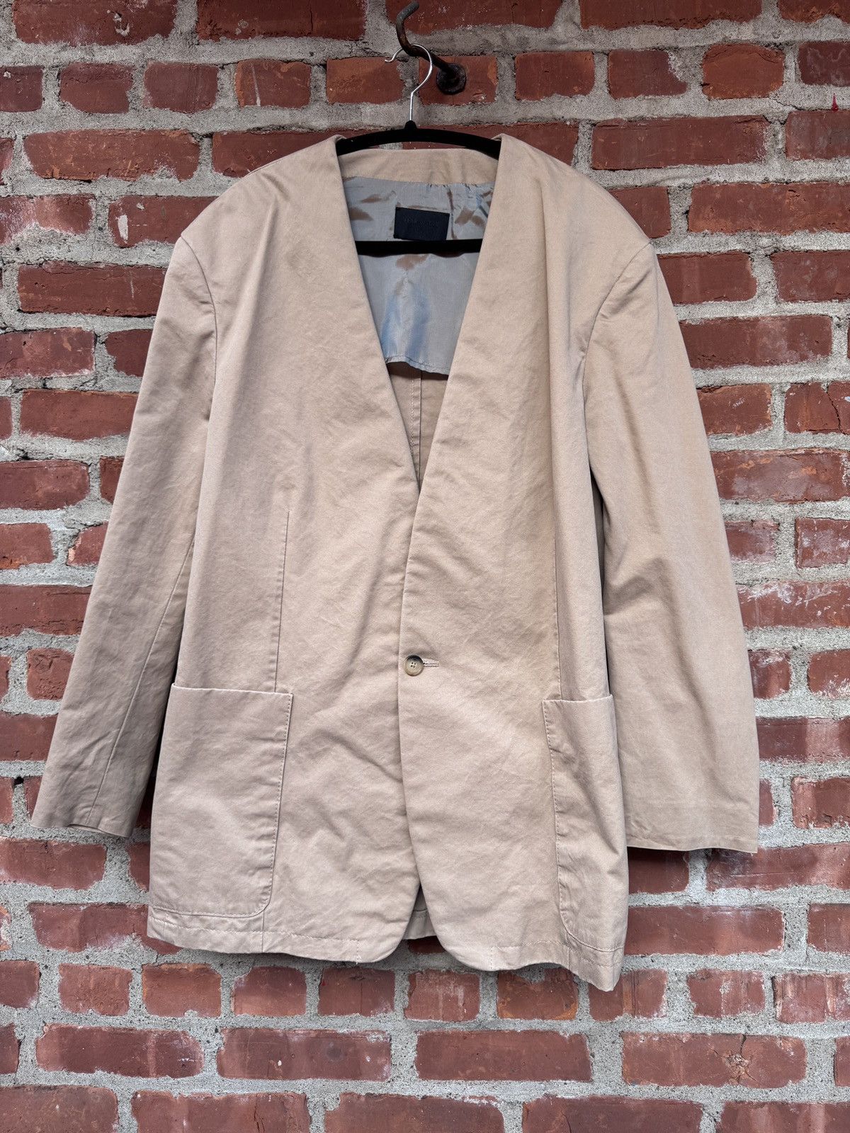 Fear of God Fear of god 7th collection lapelless sports coat Size US M / EU 48-50 / 2 - 1 Thumbnail