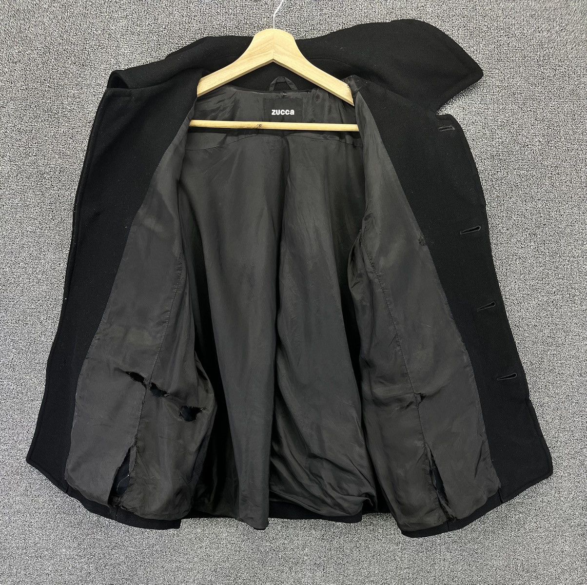 Issey Miyake Vintage Issey Miyake Zucca Black Wool Jacket Size L / US 10 / IT 46 - 6 Thumbnail
