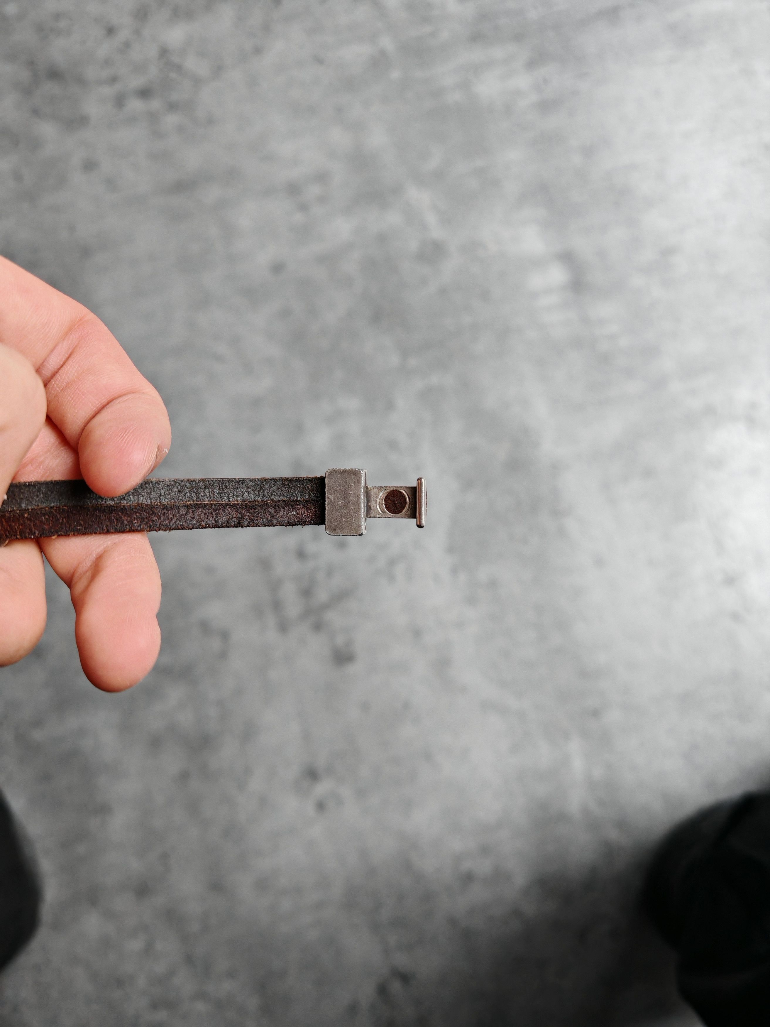 Diesel 🕯️Vintage Diesel Leather Steel Braclet Archive Gothic Y2K Size ONE SIZE - 9 Thumbnail