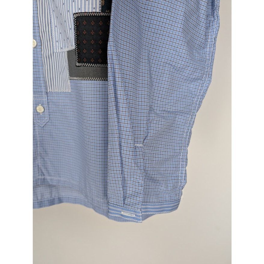 Junya Watanabe o1rshd1 Button up Shirt in Blue Size US L / EU 52-54 / 3 - 8 Thumbnail