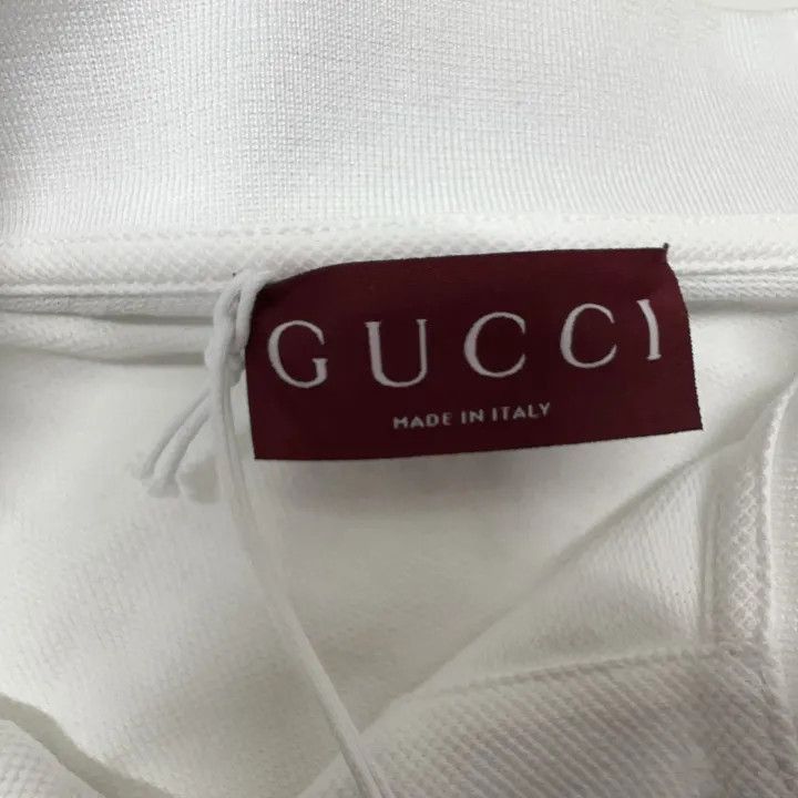 Gucci Gucci Gucci Lido Logo Embroidered Striped Polo Shirt -2506 Size US XL / EU 56 / 4 - 5 Thumbnail