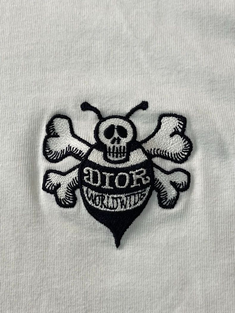 Dior Dior Bead embroidery little bee stand-up collar short-sleev Size US XS / EU 42 / 0 - 2 Thumbnail