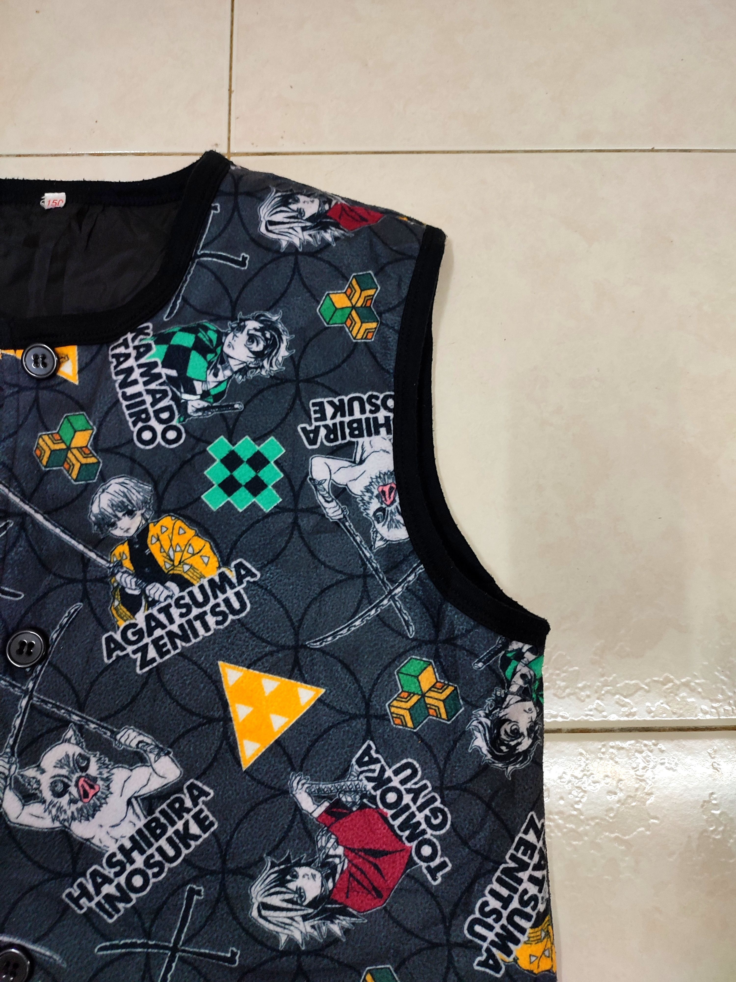 Anime × Japanese Brand × Vintage 💥 Vintage 💥 Demon Slayer Character Sleeveless Size US S / EU 44-46 / 1 - 6 Thumbnail