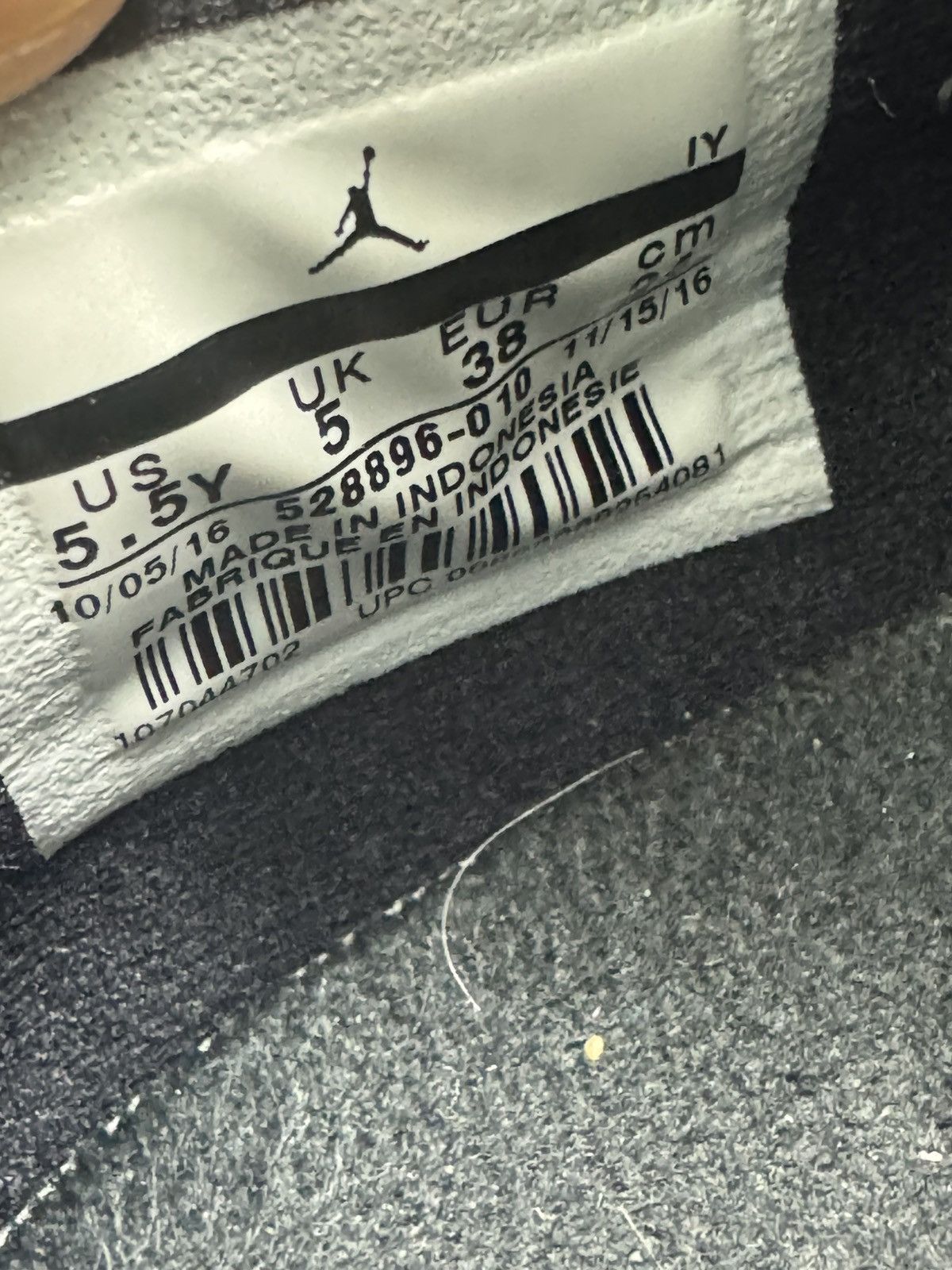 Nike Nike Air Jordan Retro 11 GS Baron Low Black Youth Size 5.5 Size US 5.5 / EU 38 - 8 Thumbnail